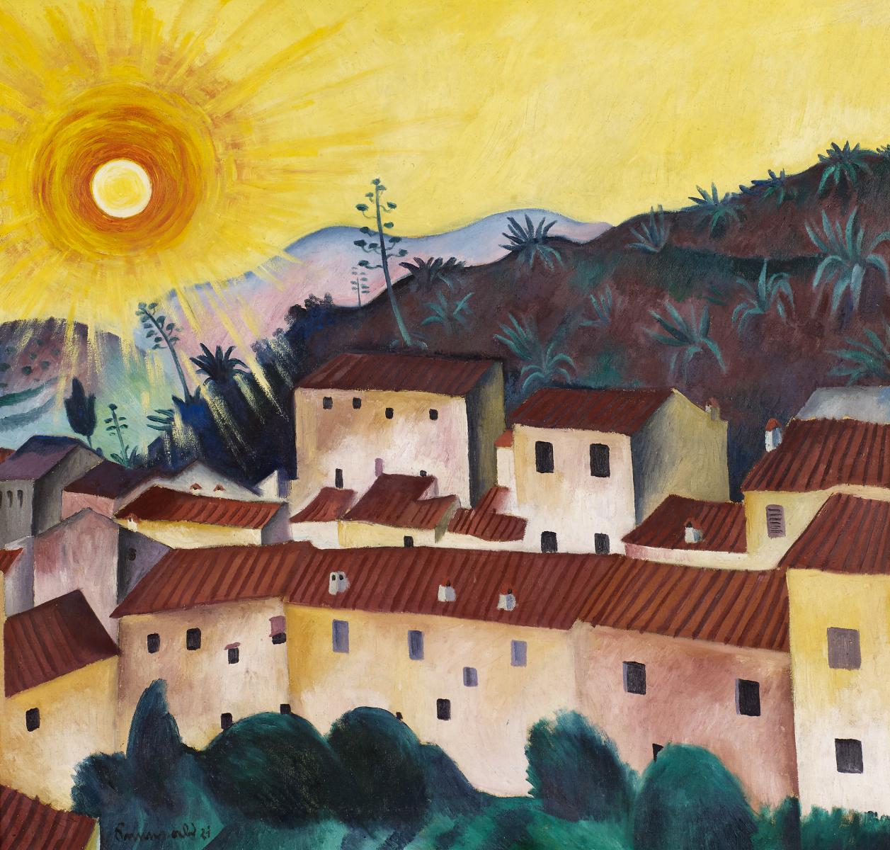 Richard Seewald - Die Sonne von Elba - Italienische Landschaft, 60035-1, Van Ham Kunstauktionen