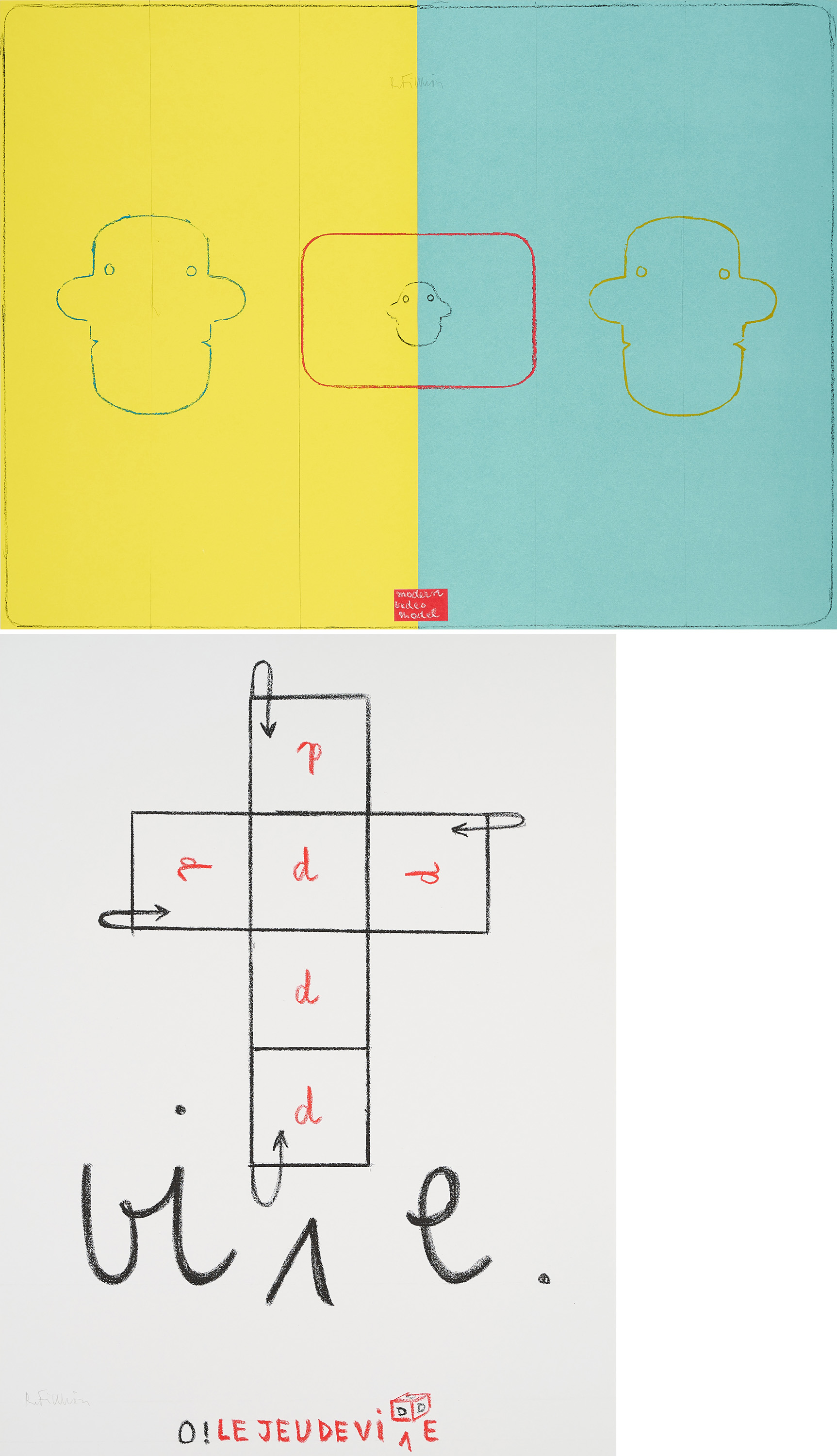 Robert Filliou - Konvolut von 3 Druckgrafiken, 77404-64, Van Ham Kunstauktionen