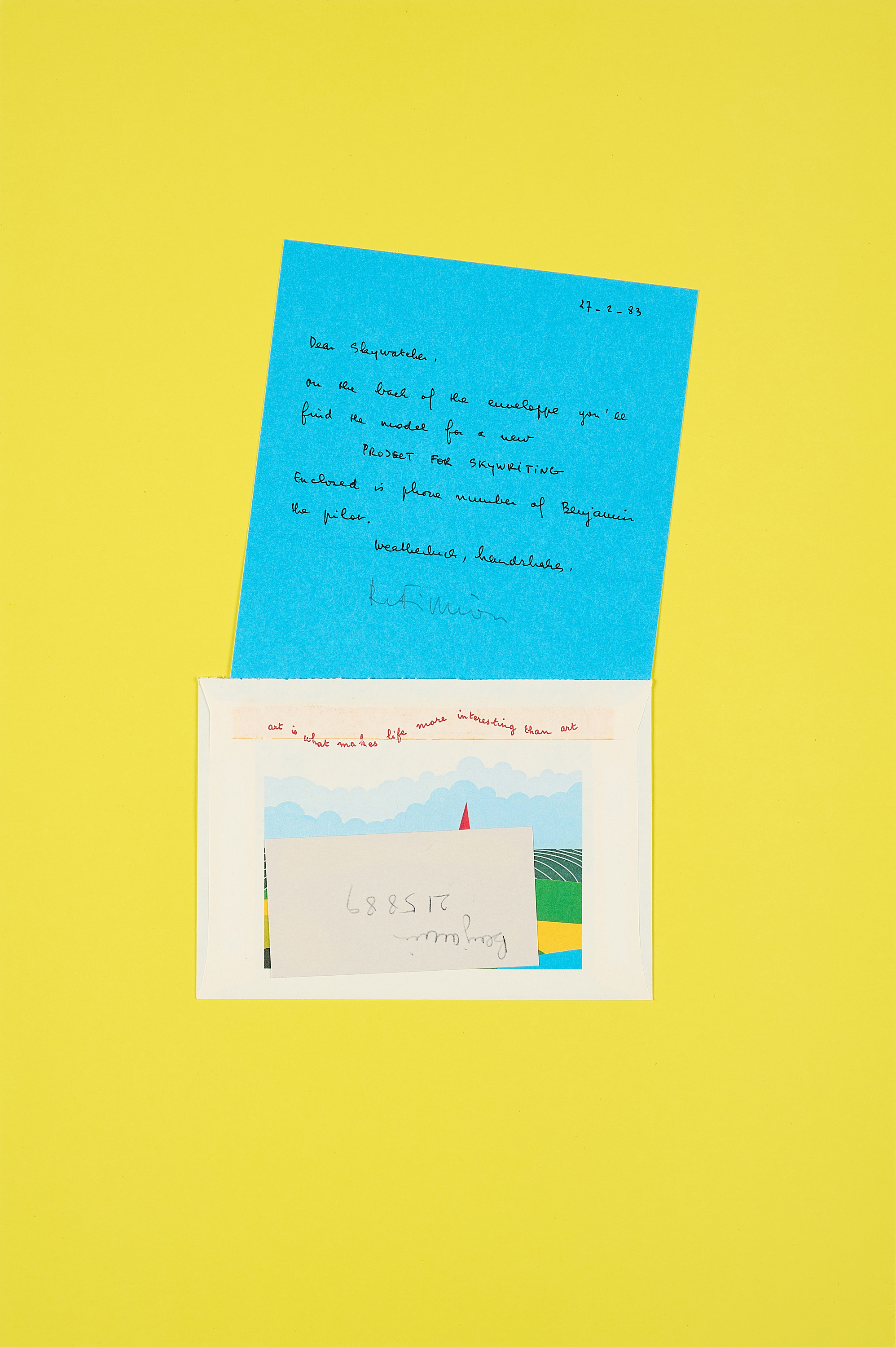 Robert Filliou - art is what makes life more interesting than art, 77404-72, Van Ham Kunstauktionen