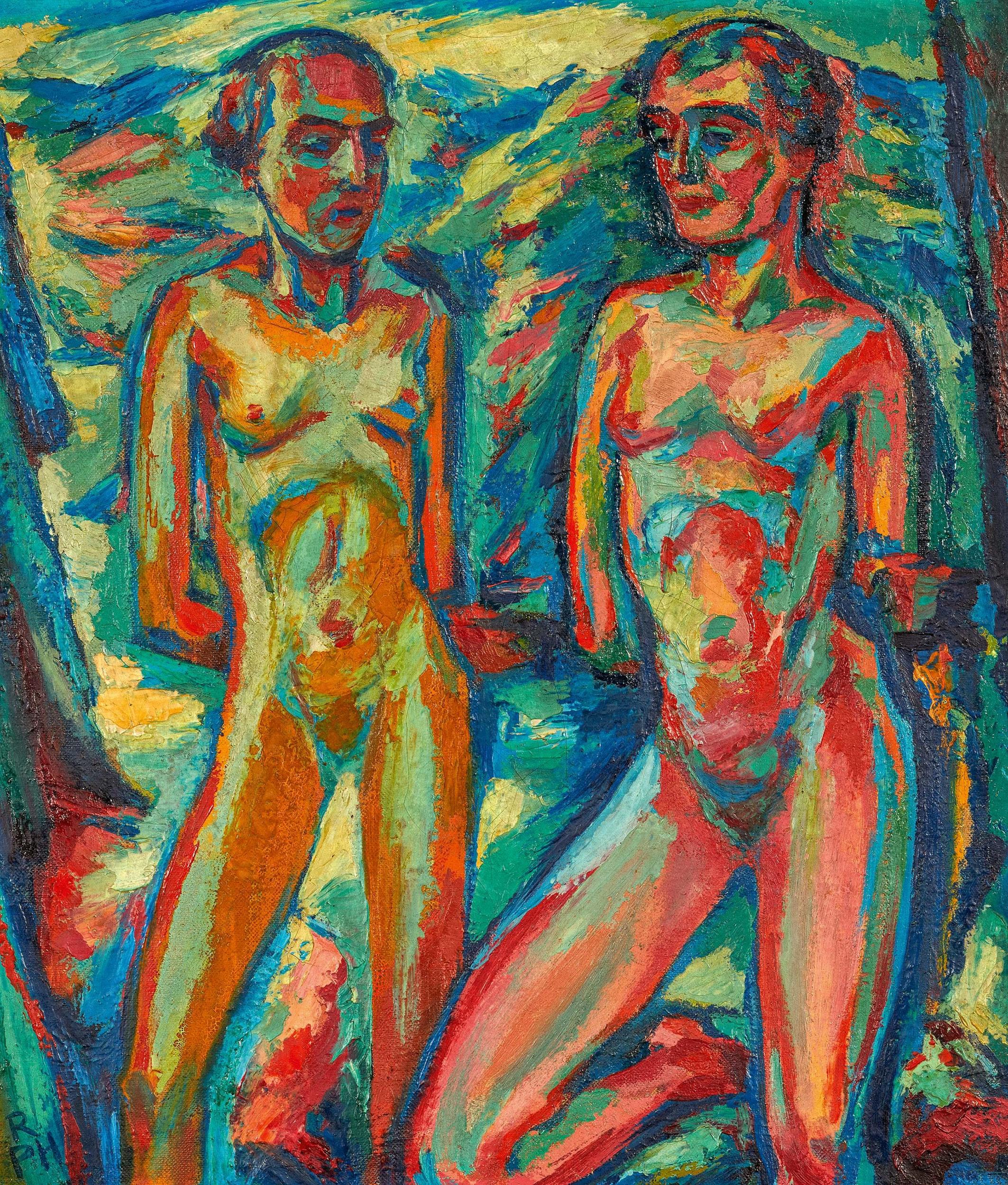 Robert Philippi - Maedchen und Frau, 74221-1, Van Ham Kunstauktionen