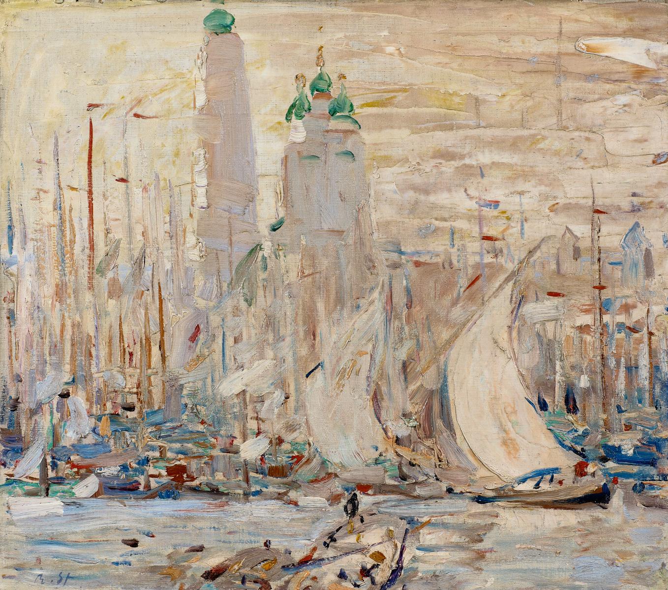 Robert Hermann Sterl - Hafen von Astrachan, 55308-15, Van Ham Kunstauktionen