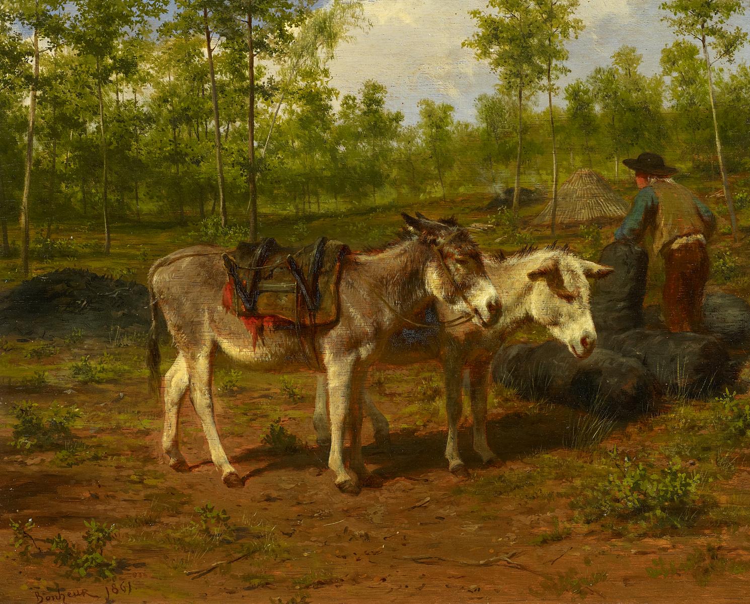 Rosa Bonheur - Koehler mit seinen beiden Eseln, 57713-1, Van Ham Kunstauktionen