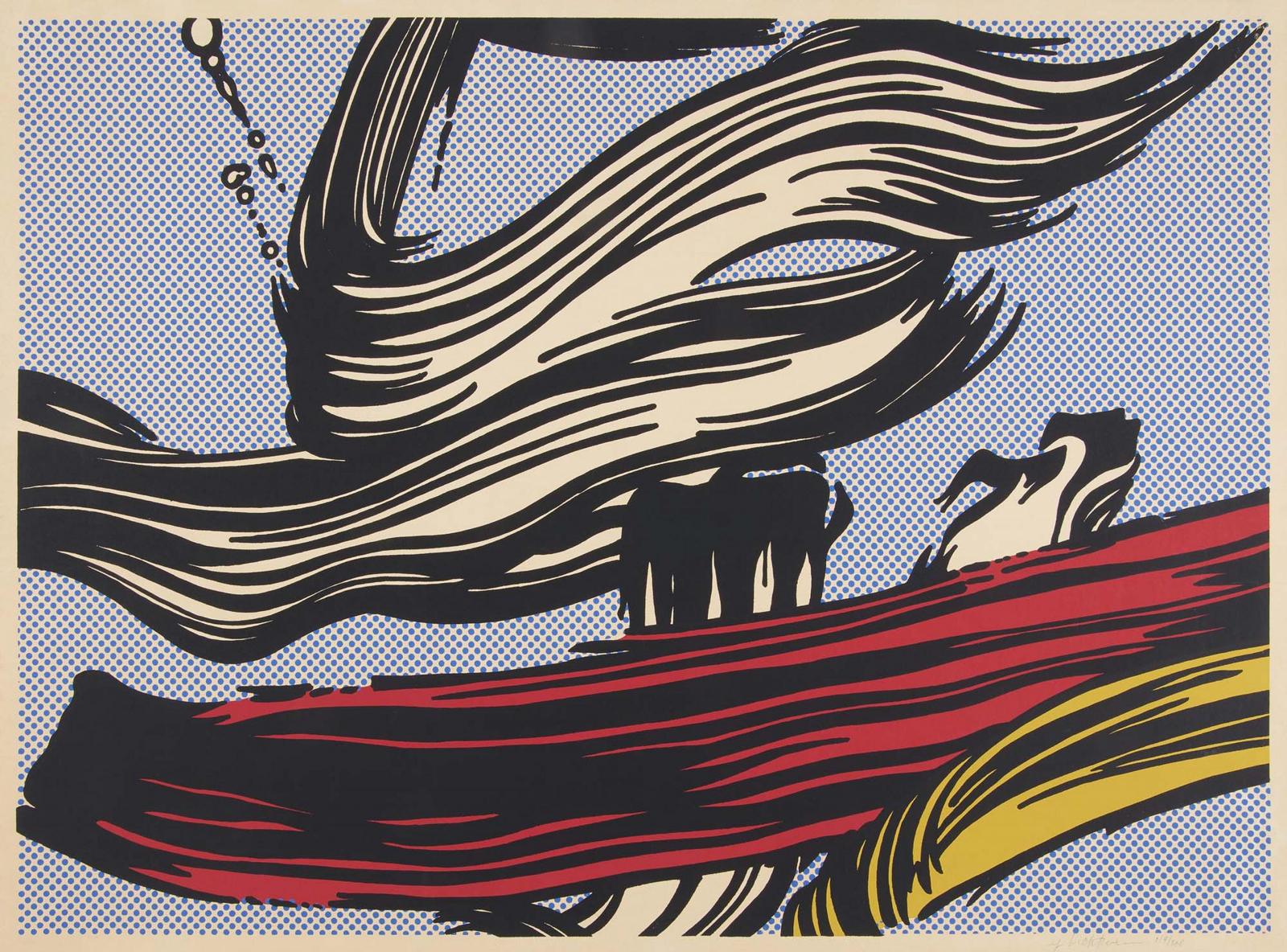 Roy Lichtenstein - Brushstrokes, 65660-1, Van Ham Kunstauktionen