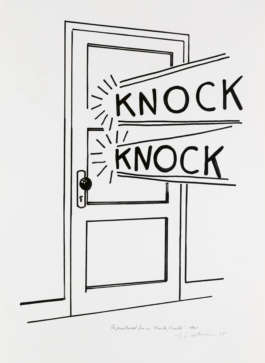 Roy Lichtenstein - Knock Knock Poster, 67103-17, Van Ham Kunstauktionen