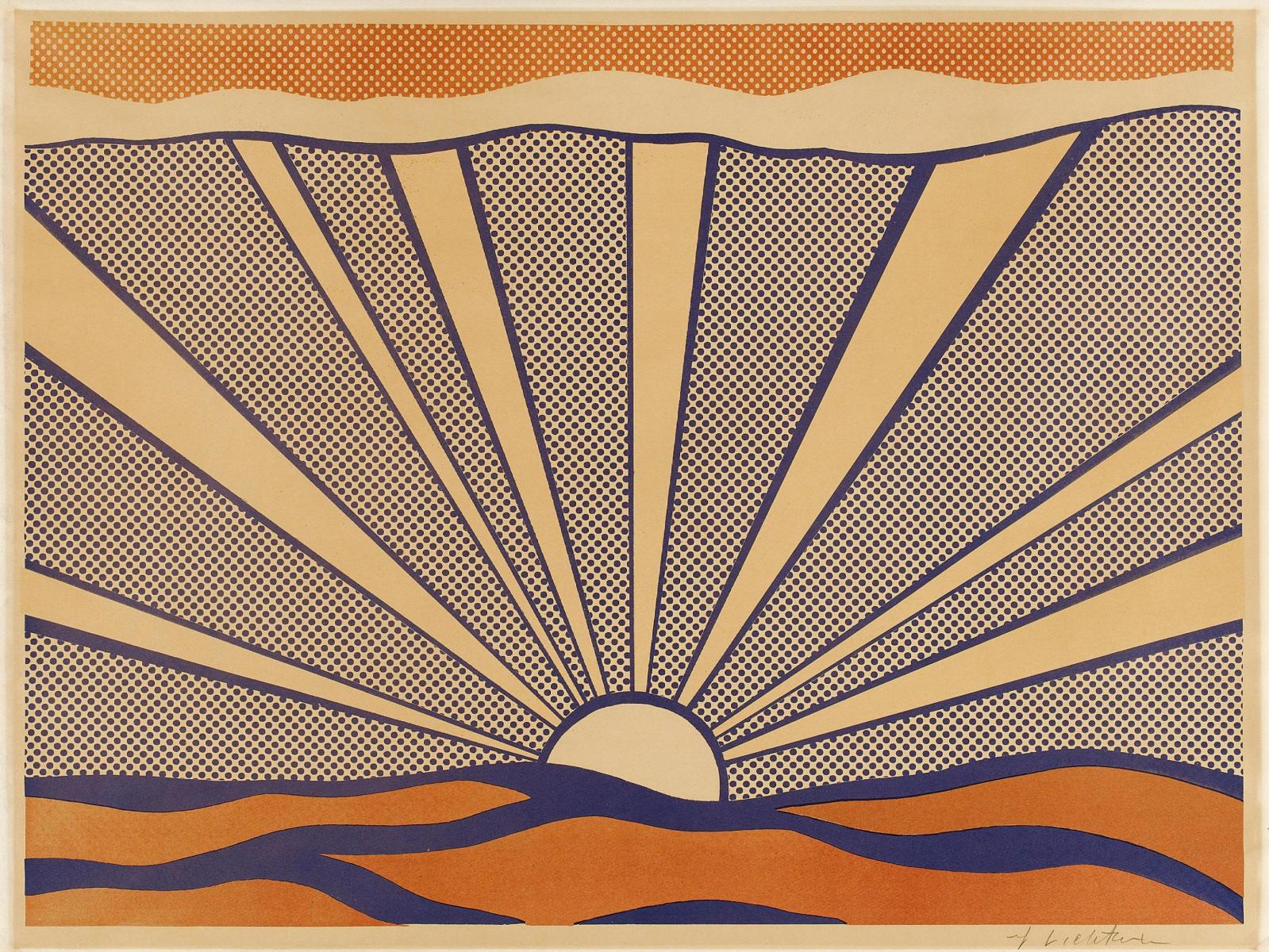 Roy Lichtenstein - Sunrise, 56711-1, Van Ham Kunstauktionen
