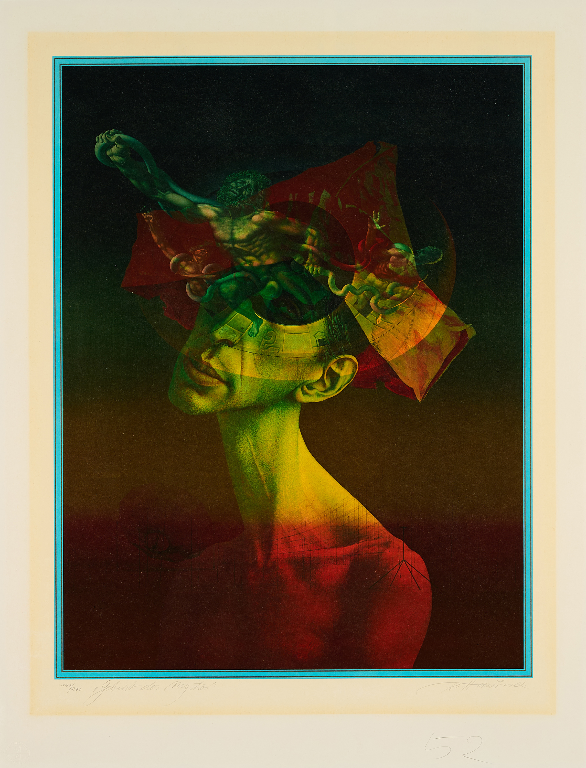 Rudolf Hausner - Geburt des Mythos, 80374-186, Van Ham Kunstauktionen