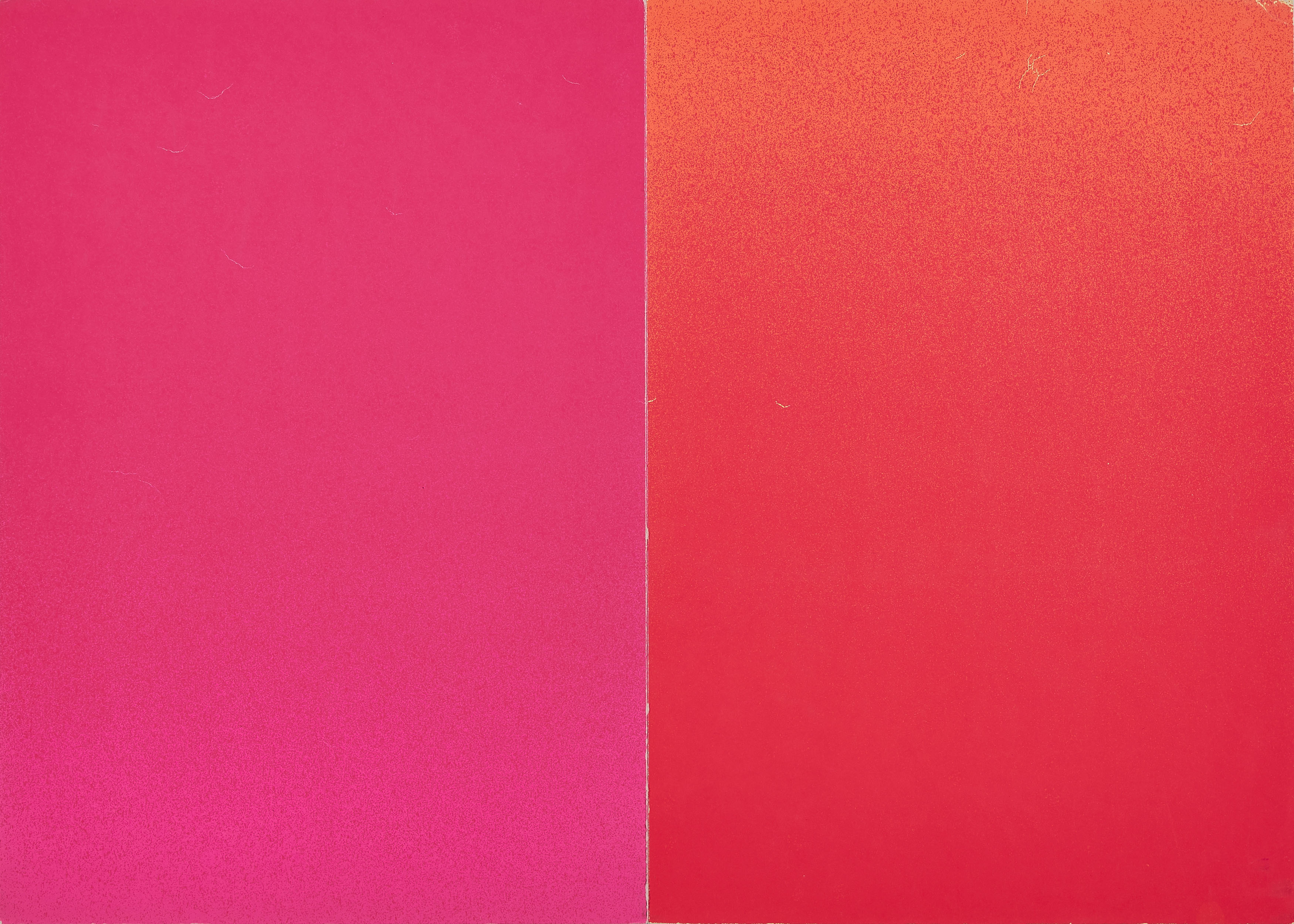 Rupprecht Geiger - 2 verschiedene Rot Aus Kunstmarkt Koeln 1969, 73971-4, Van Ham Kunstauktionen