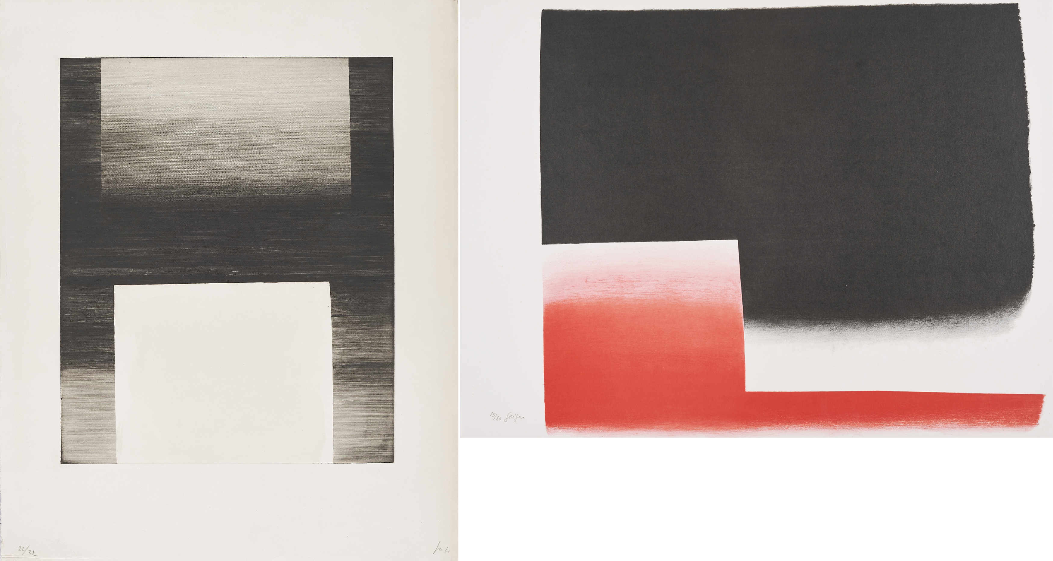 Rupprecht Geiger - Konvolut von 2 Lithografien, 73288-103, Van Ham Kunstauktionen