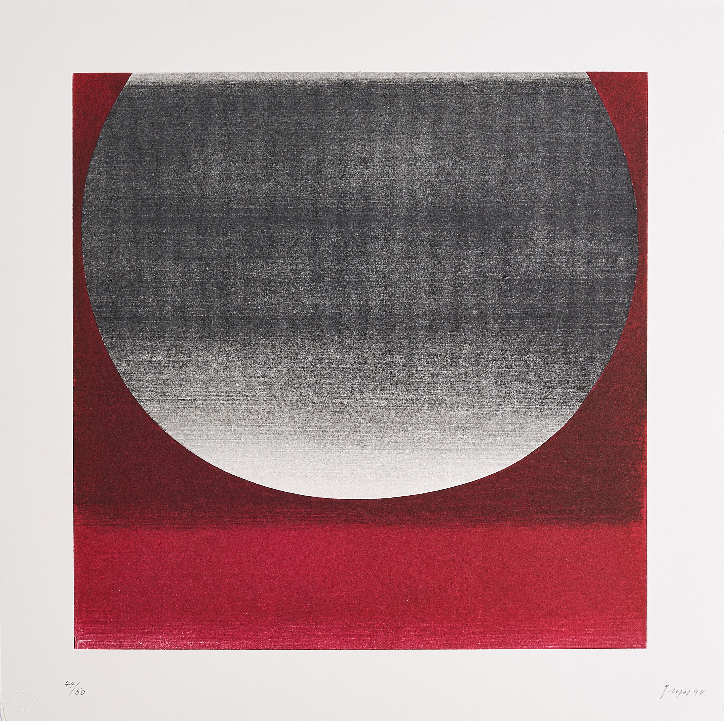 Rupprecht Geiger - Runde Form auf Rot, 73846-5, Van Ham Kunstauktionen