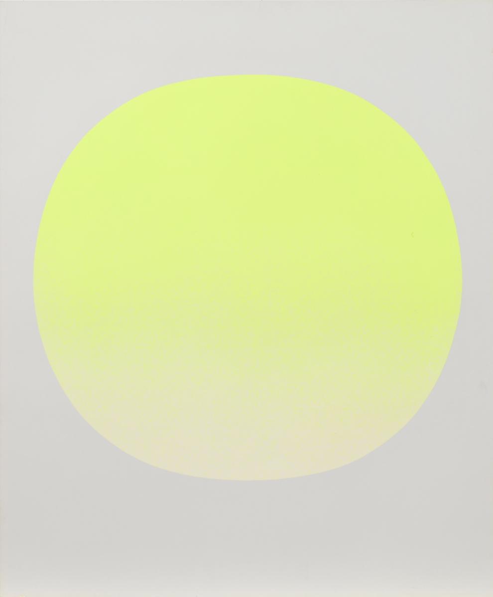 Rupprecht Geiger - Farbform gelbgelber Kreis auf grau, 63816-14, Van Ham Kunstauktionen