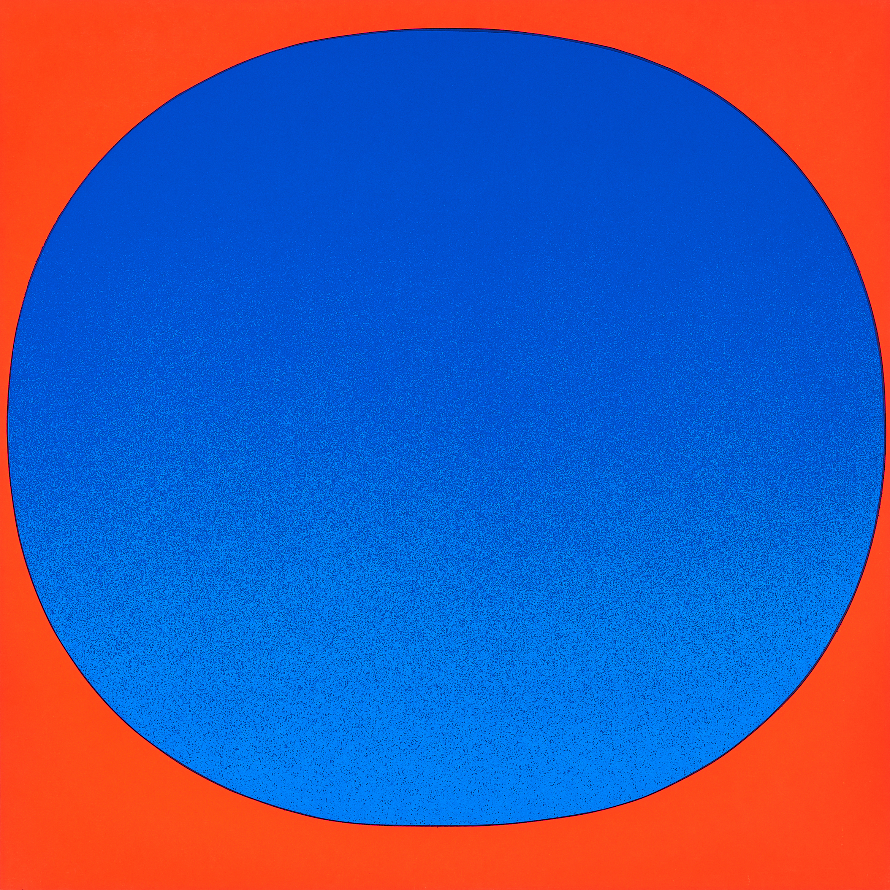 Rupprecht Geiger - Leuchtblau hell und dunkel auf leuchtrot warm, 65951-6, Van Ham Kunstauktionen