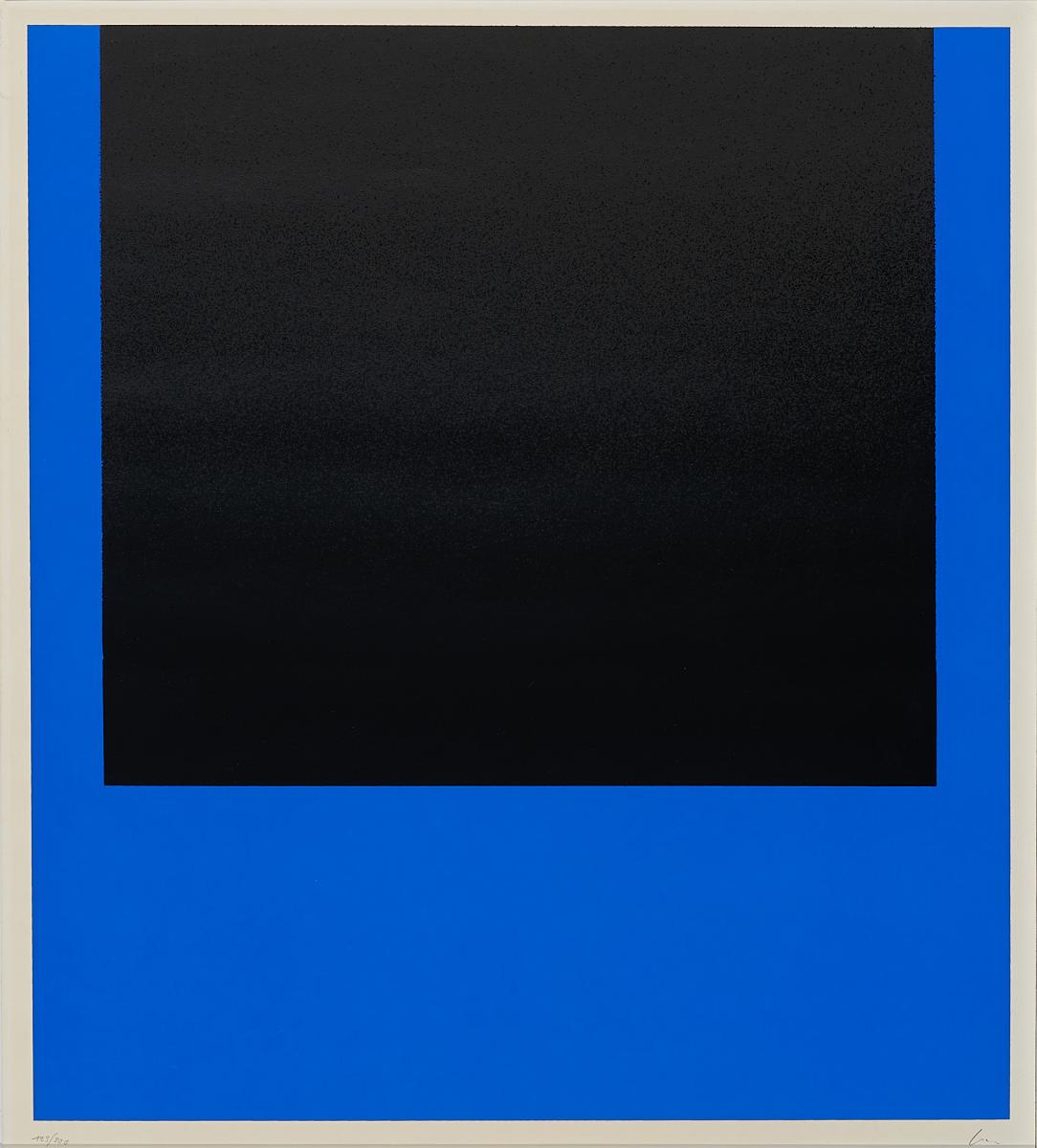 Rupprecht Geiger - schwarz auf blau, 65576-3, Van Ham Kunstauktionen