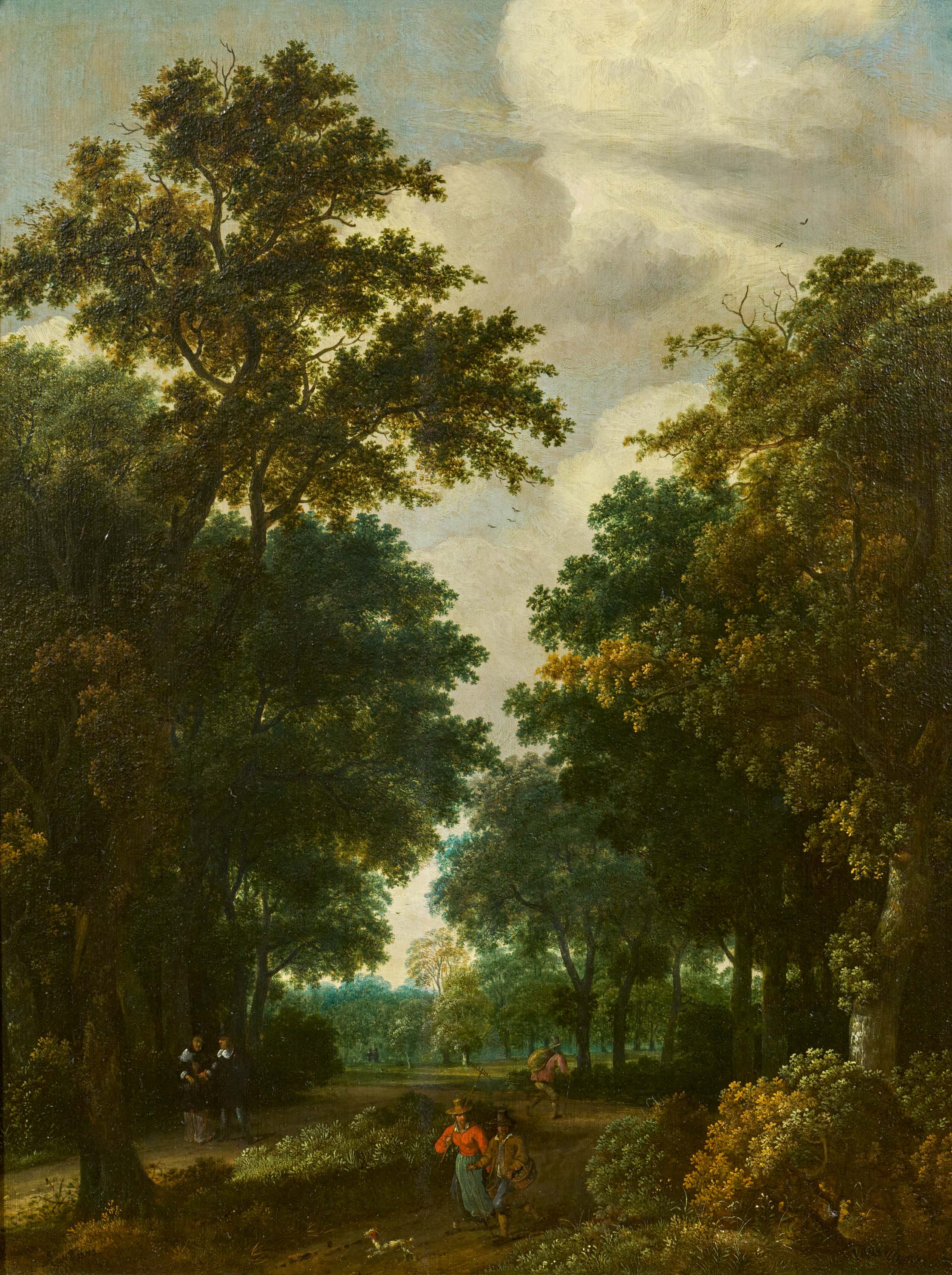 Salomon Rombouts - Waldlandschaft mit Figuren, 73593-21, Van Ham Kunstauktionen