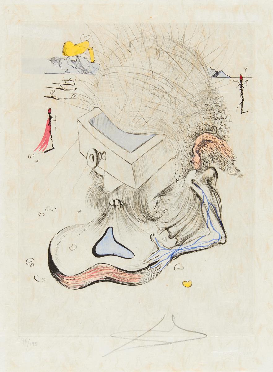 Salvador Dali - Aus Poemes secrets dApollinaire, 60032-3, Van Ham Kunstauktionen