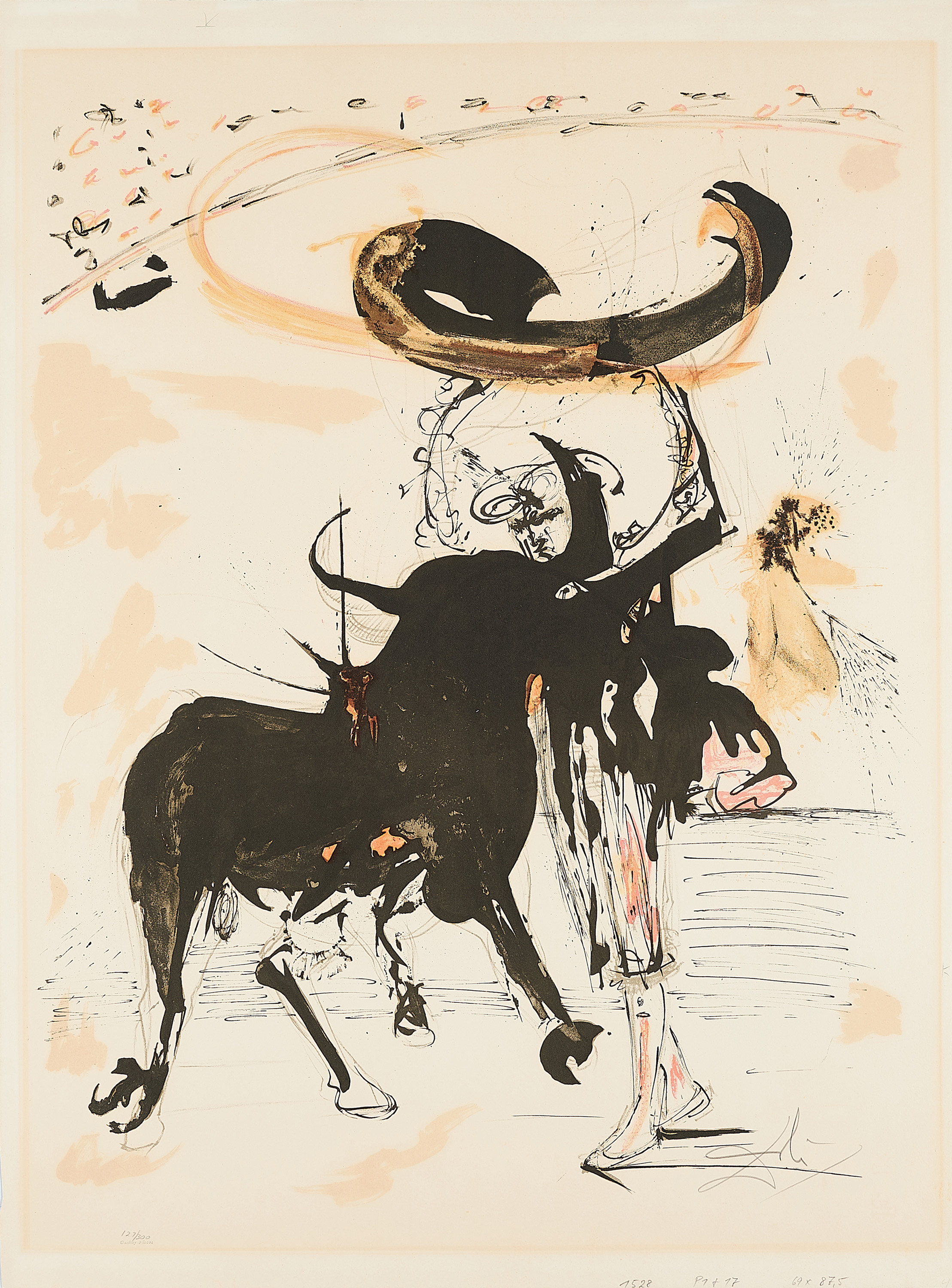 Salvador Dali - Bullfight No 2, 67229-2, Van Ham Kunstauktionen