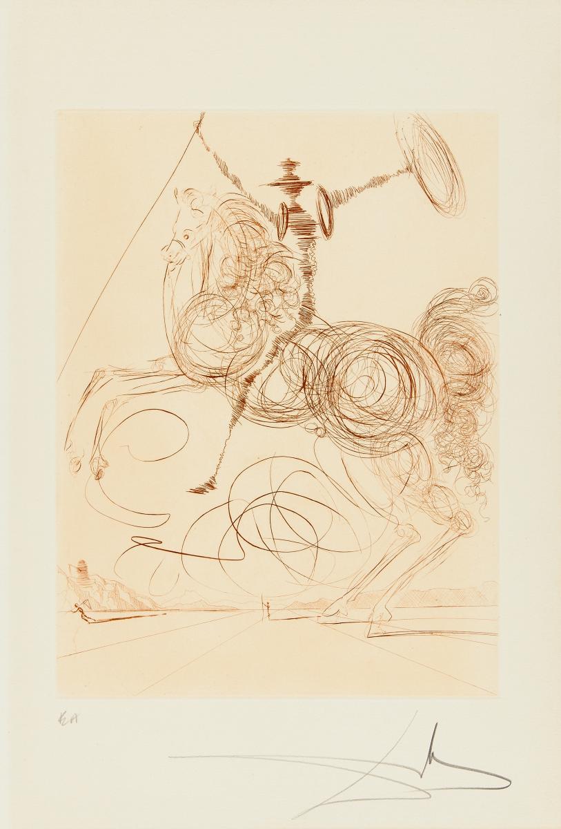Salvador Dali - Don Quichotte, 58372-6, Van Ham Kunstauktionen