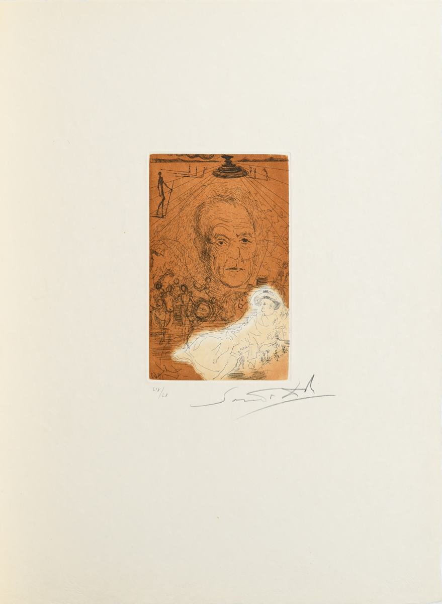 Salvador Dali - Hommage a Konrad Adenauer, 62100-2, Van Ham Kunstauktionen