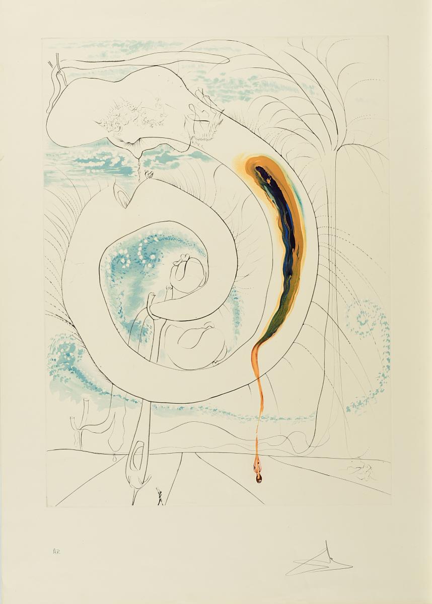 Salvador Dali - Le Cercle visceral du cosmos, 64218-5, Van Ham Kunstauktionen