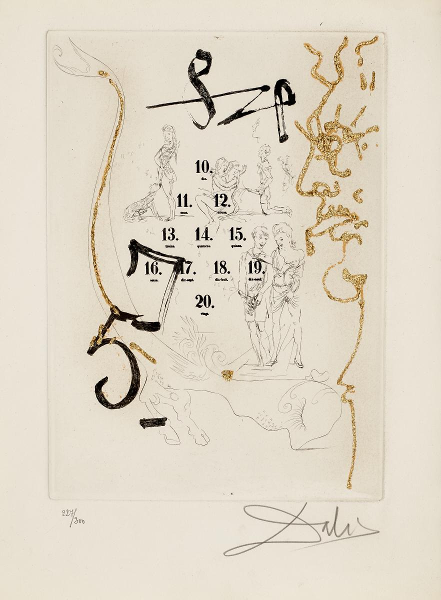 Salvador Dali - Les amours jaunes, 55805-1, Van Ham Kunstauktionen