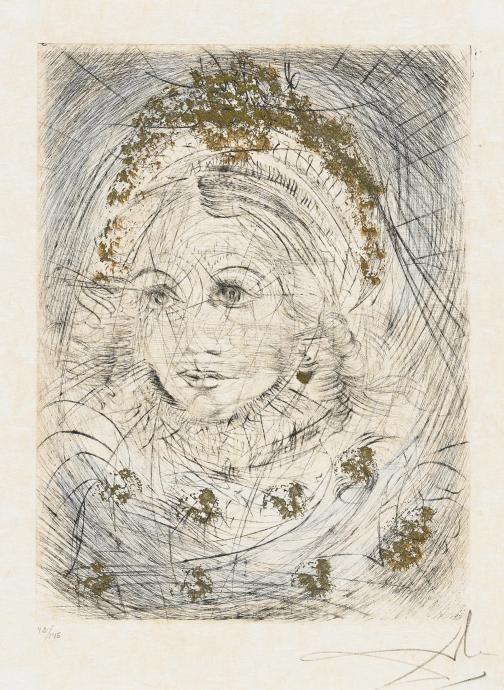 Salvador Dali - Portrait de Marguerite, 54896-1, Van Ham Kunstauktionen
