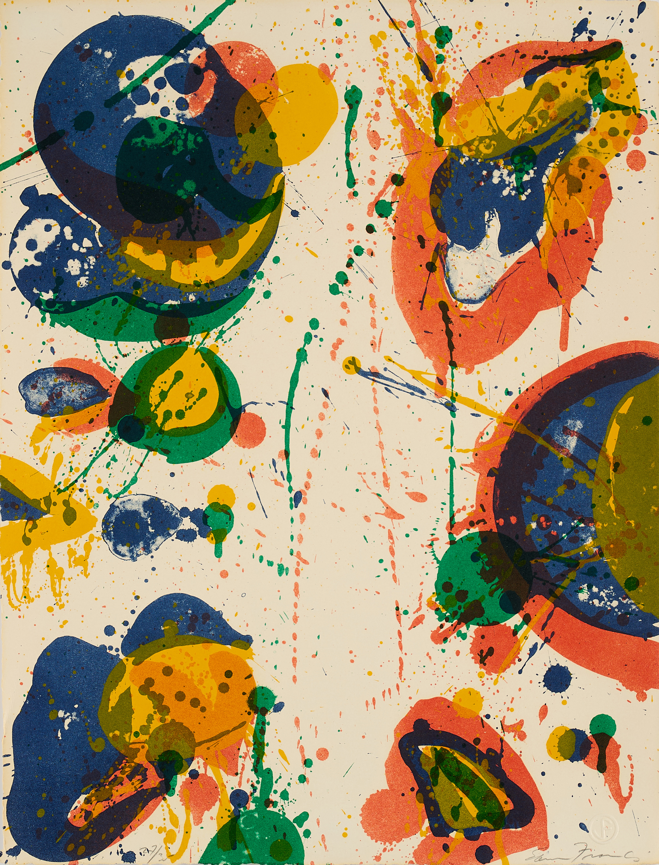 Sam Francis - For Rudd, 80374-142, Van Ham Kunstauktionen