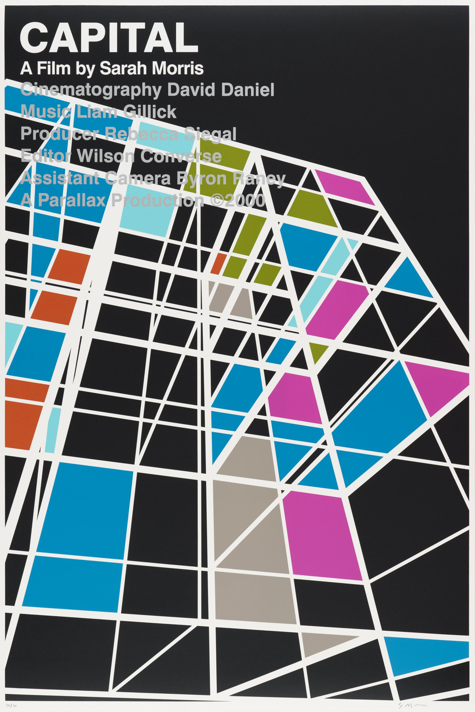 Sarah Morris - Capital A Film by Sarah Morris fuer Parkett 61, 77046-224, Van Ham Kunstauktionen