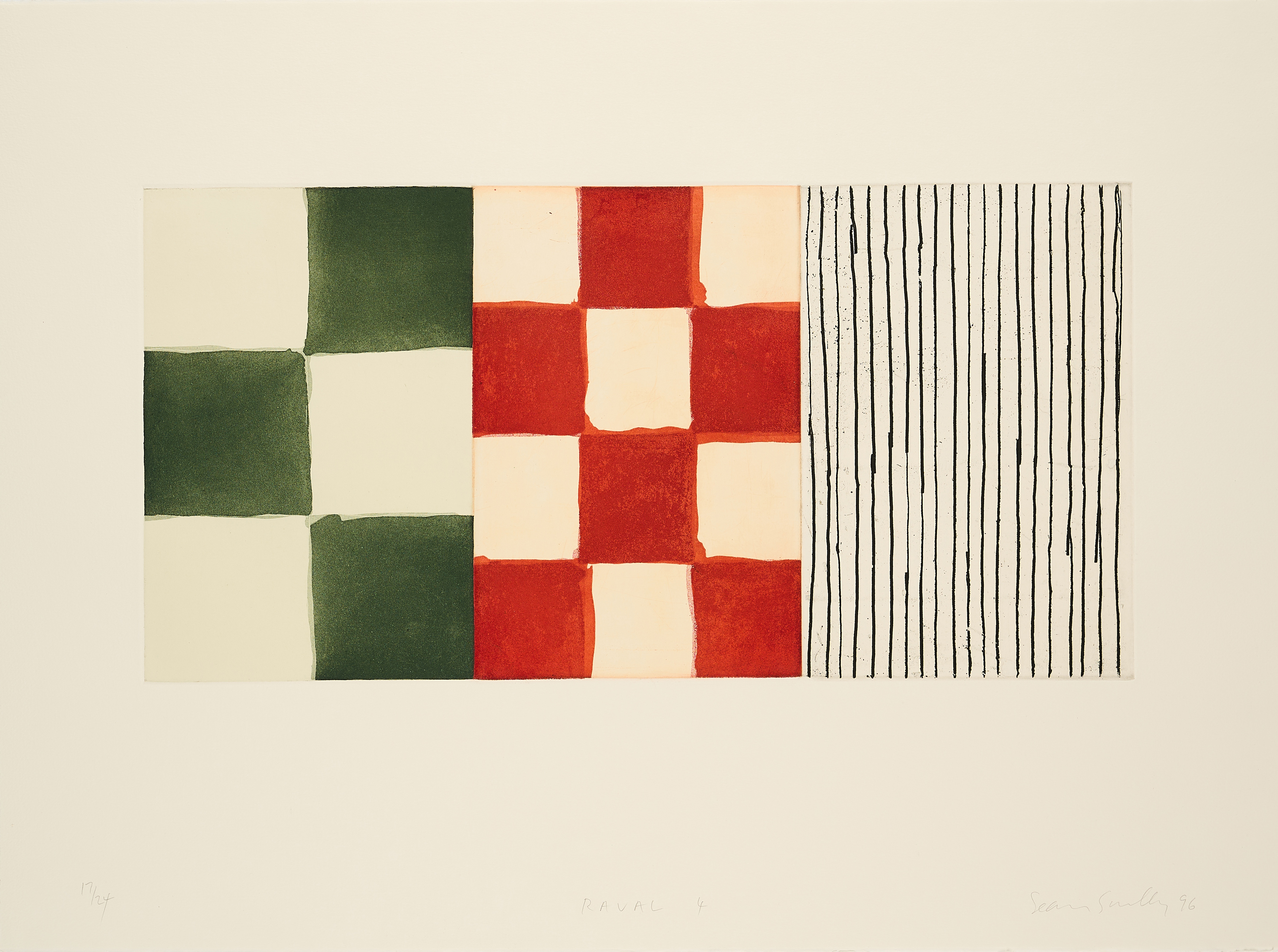 Sean Scully - Raval 4, 81254-4, Van Ham Kunstauktionen
