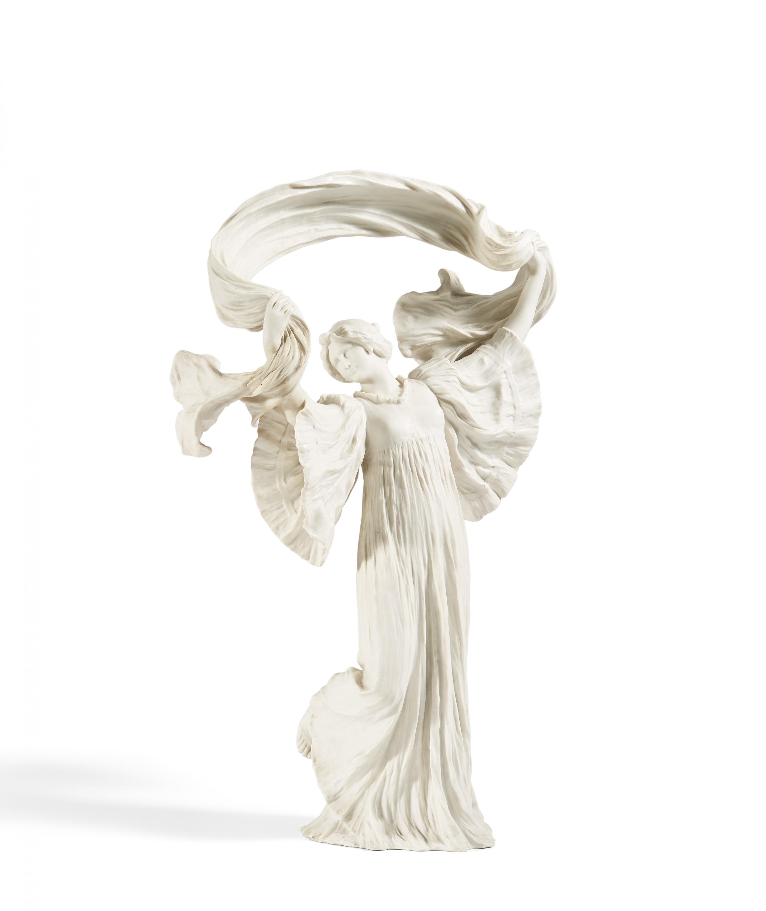 Sevres - Grosse Figur Tanzendes Maedchen mit Schaerpe, 81699-1, Van Ham Kunstauktionen