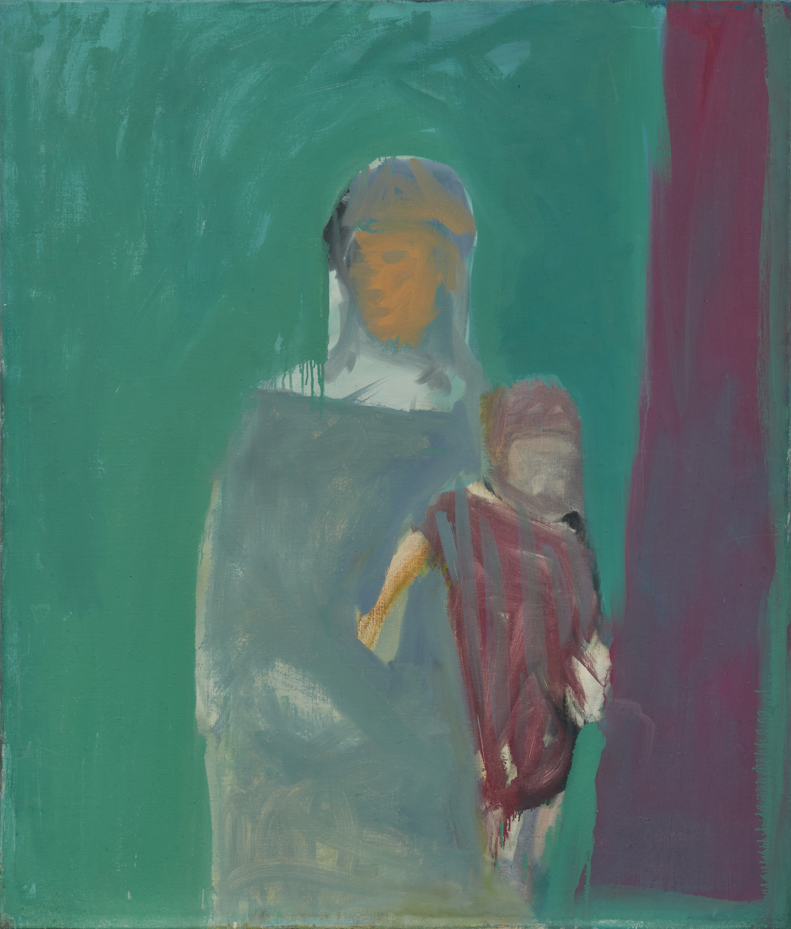 Siegfried Anzinger - Madonna mit Kind, 81351-3, Van Ham Kunstauktionen