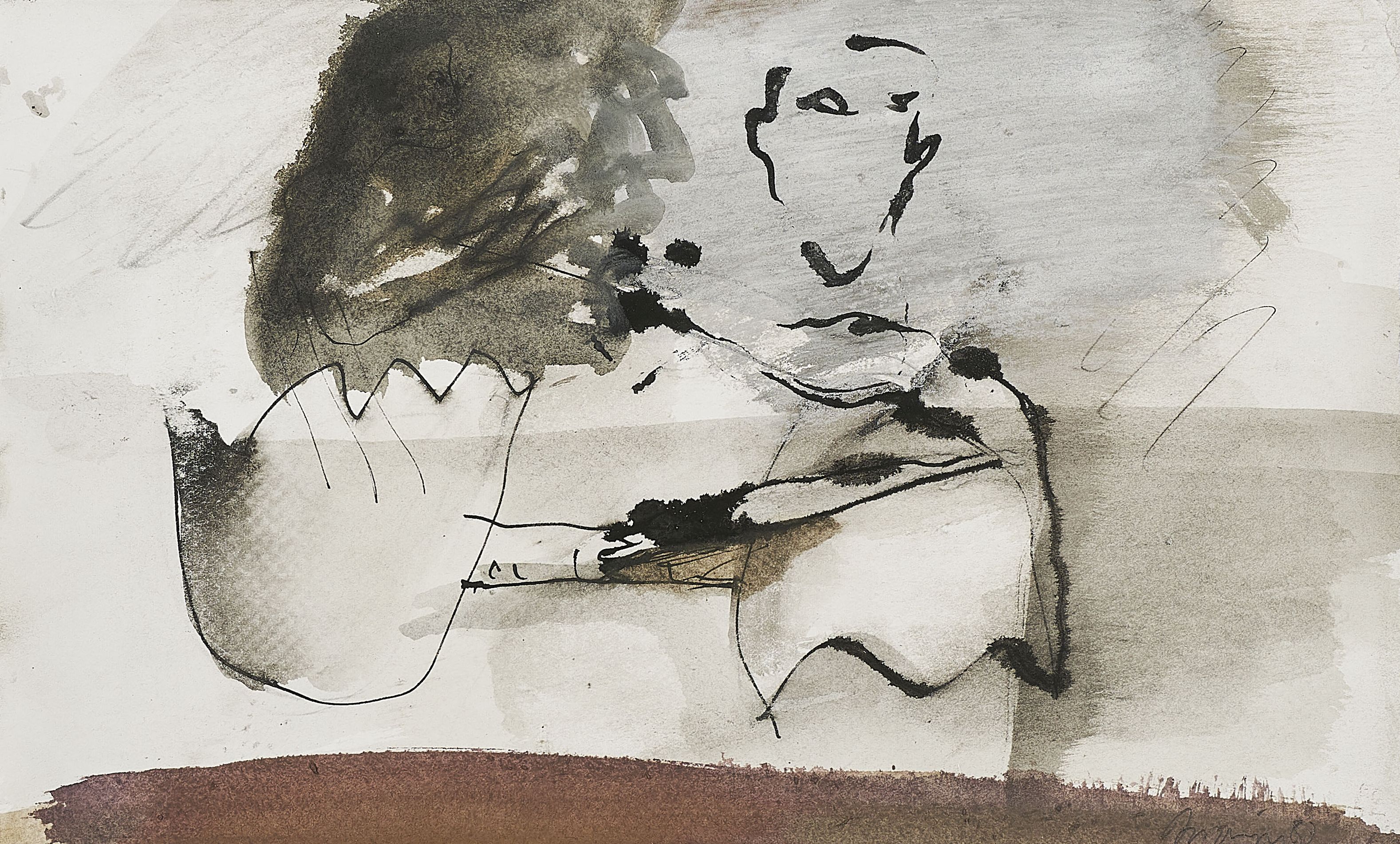 Siegfried Anzinger - Ohne Titel, 73946-2, Van Ham Kunstauktionen