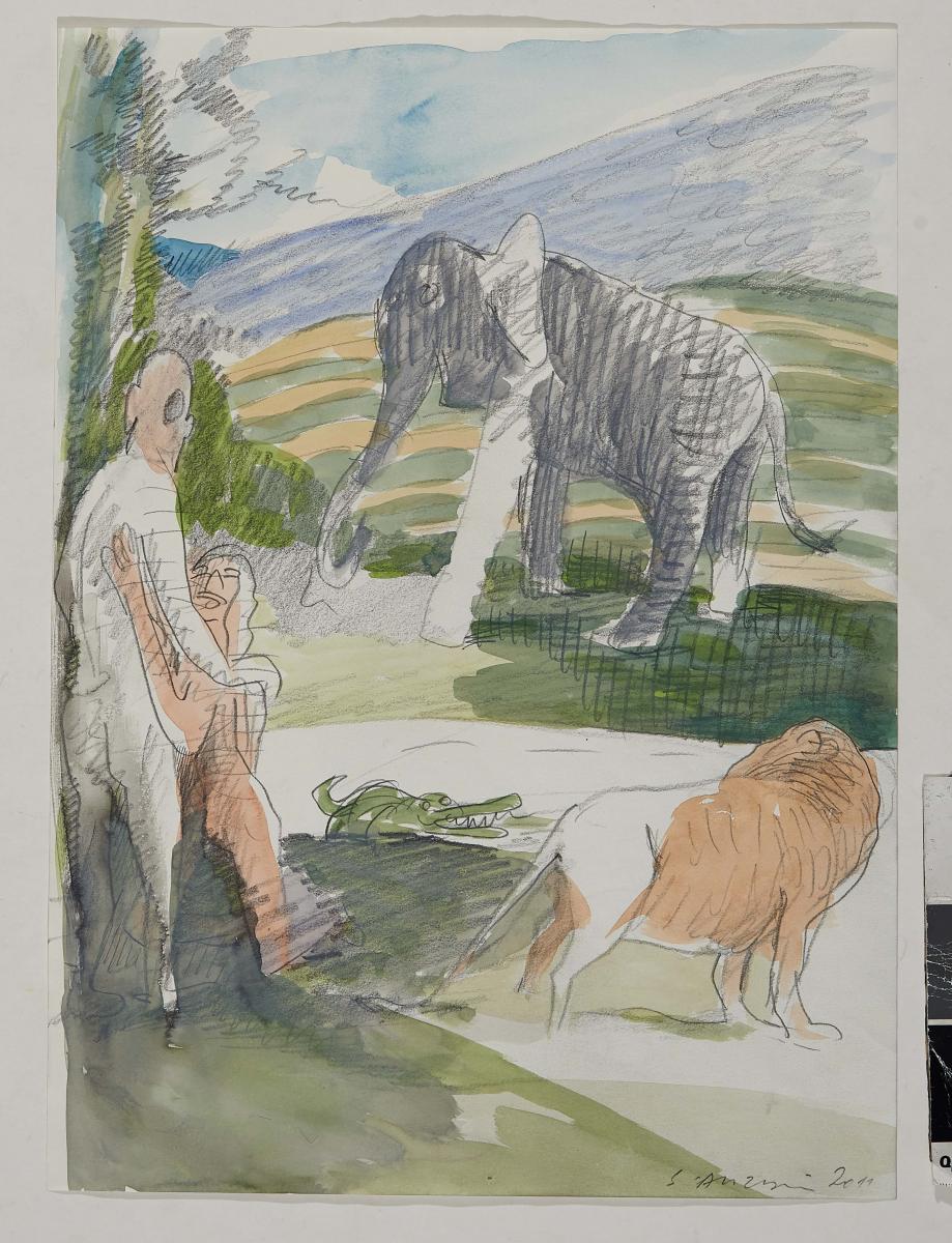 Siegfried Anzinger - Auktion 329 Los 643, 53183-5, Van Ham Kunstauktionen