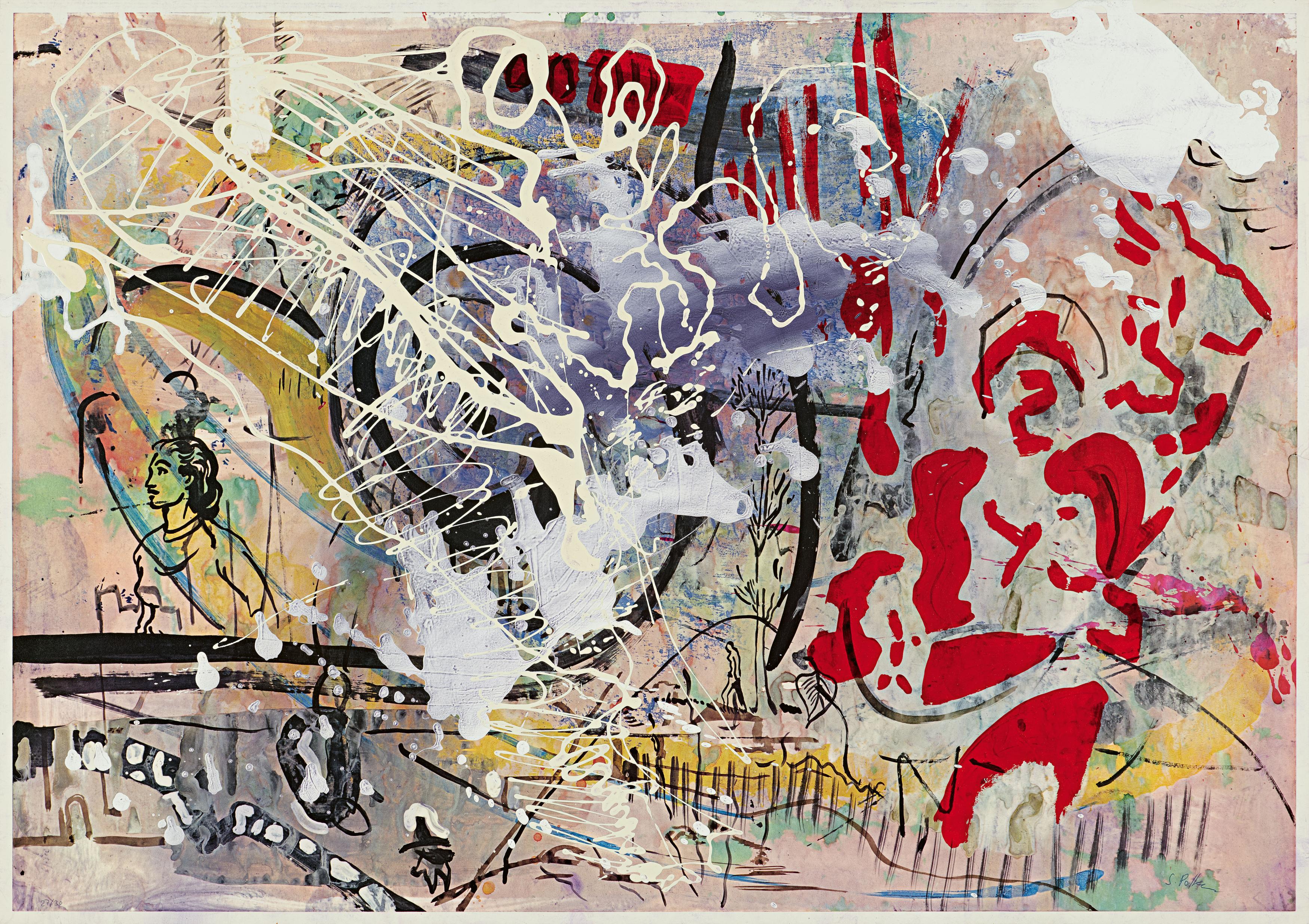 Sigmar Polke - Ohne Titel Moenchengladbach 1983, 81387-1, Van Ham Kunstauktionen
