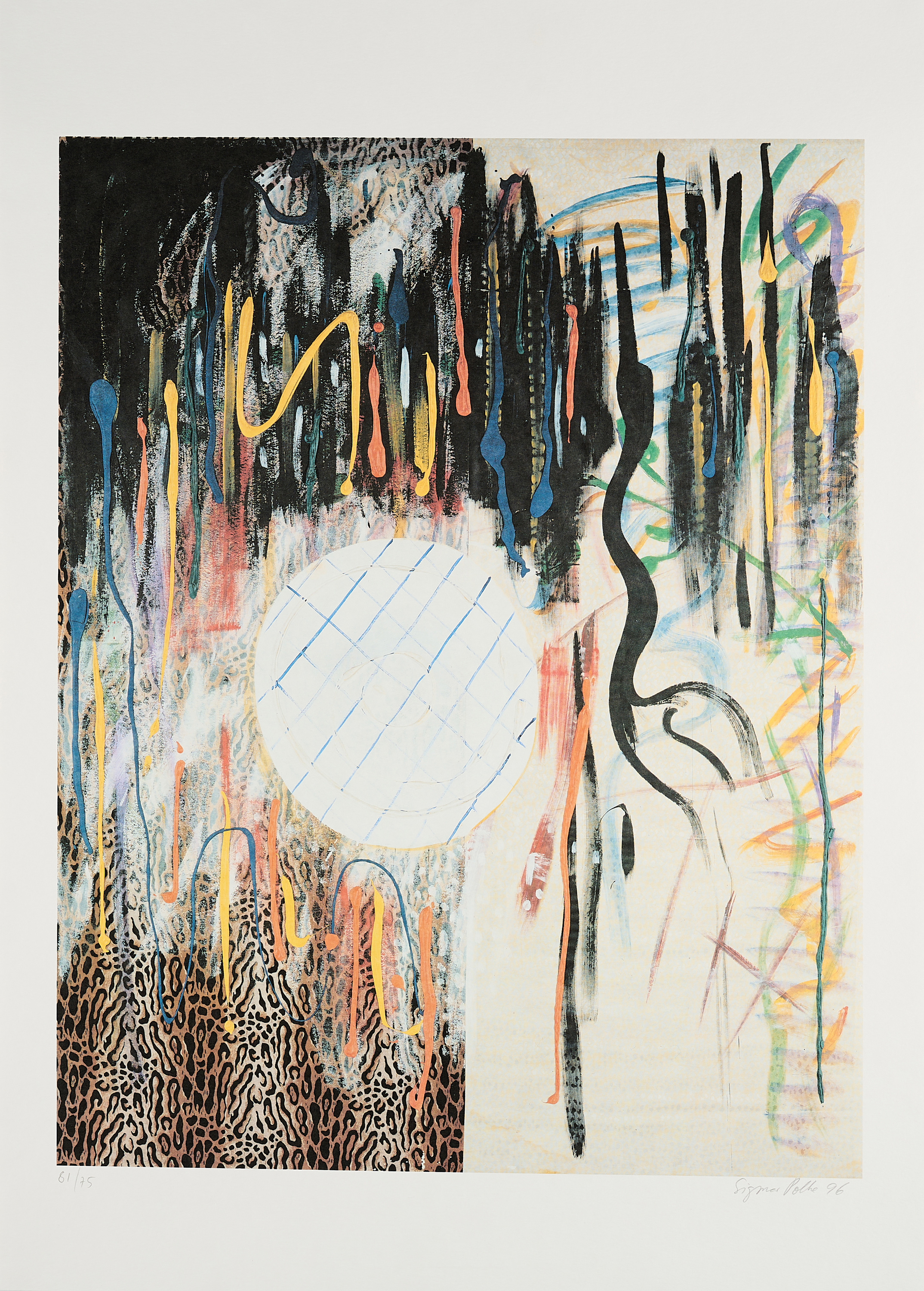 Sigmar Polke - Reiher mit Sonnenuntergang, 81413-6, Van Ham Kunstauktionen