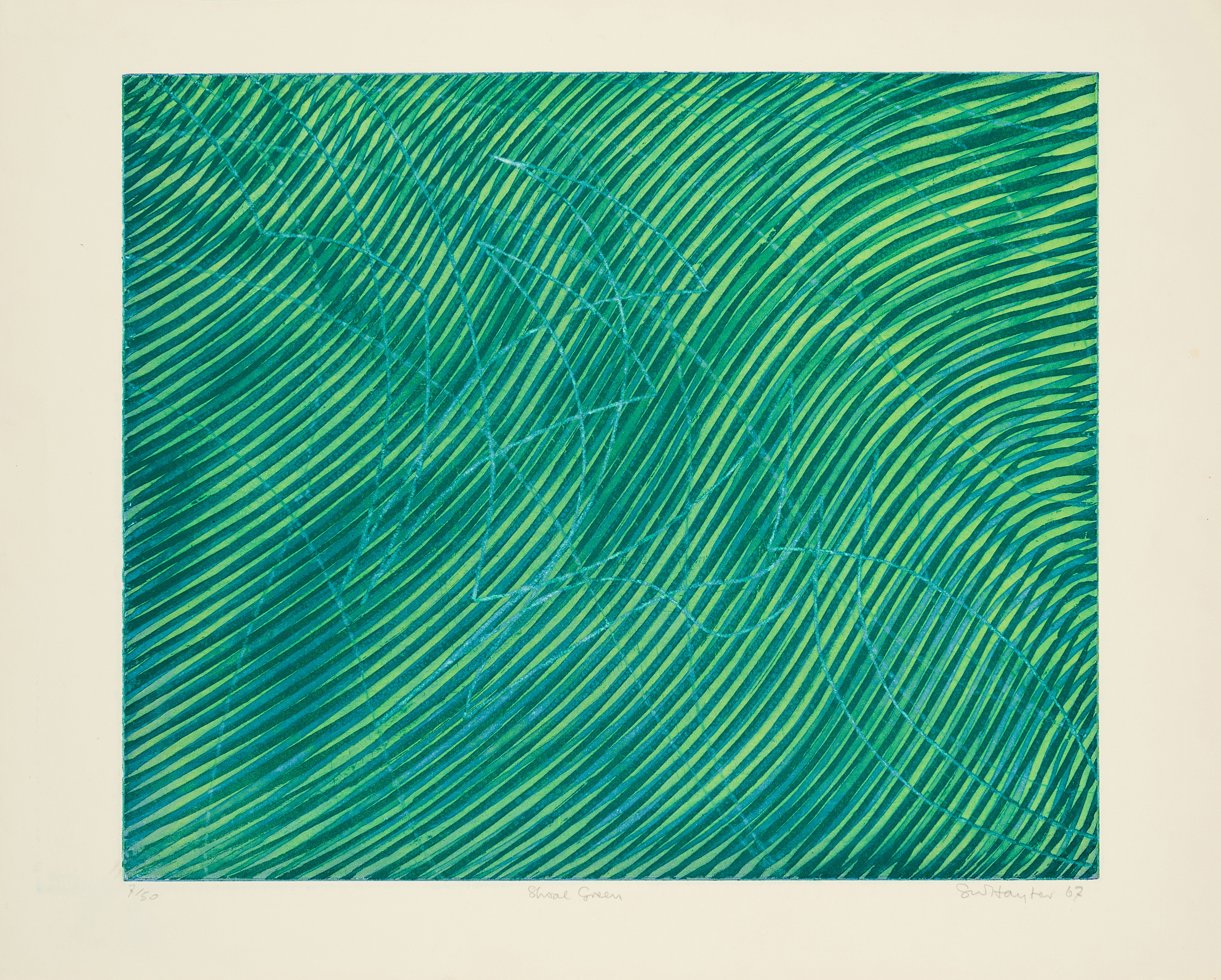 Stanley William Hayter - Shoal Green, 60174-587, Van Ham Kunstauktionen