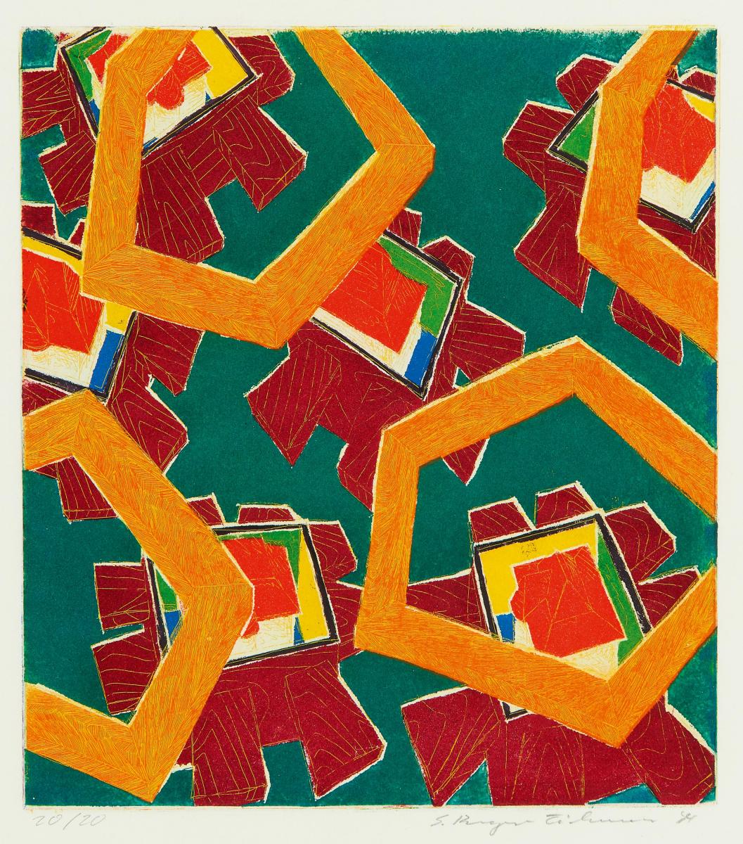 Stefan Berger-Teichmann - Ohne Titel 5 Blaetter aus einer Serie von 6 Arbeiten, 56800-4314, Van Ham Kunstauktionen