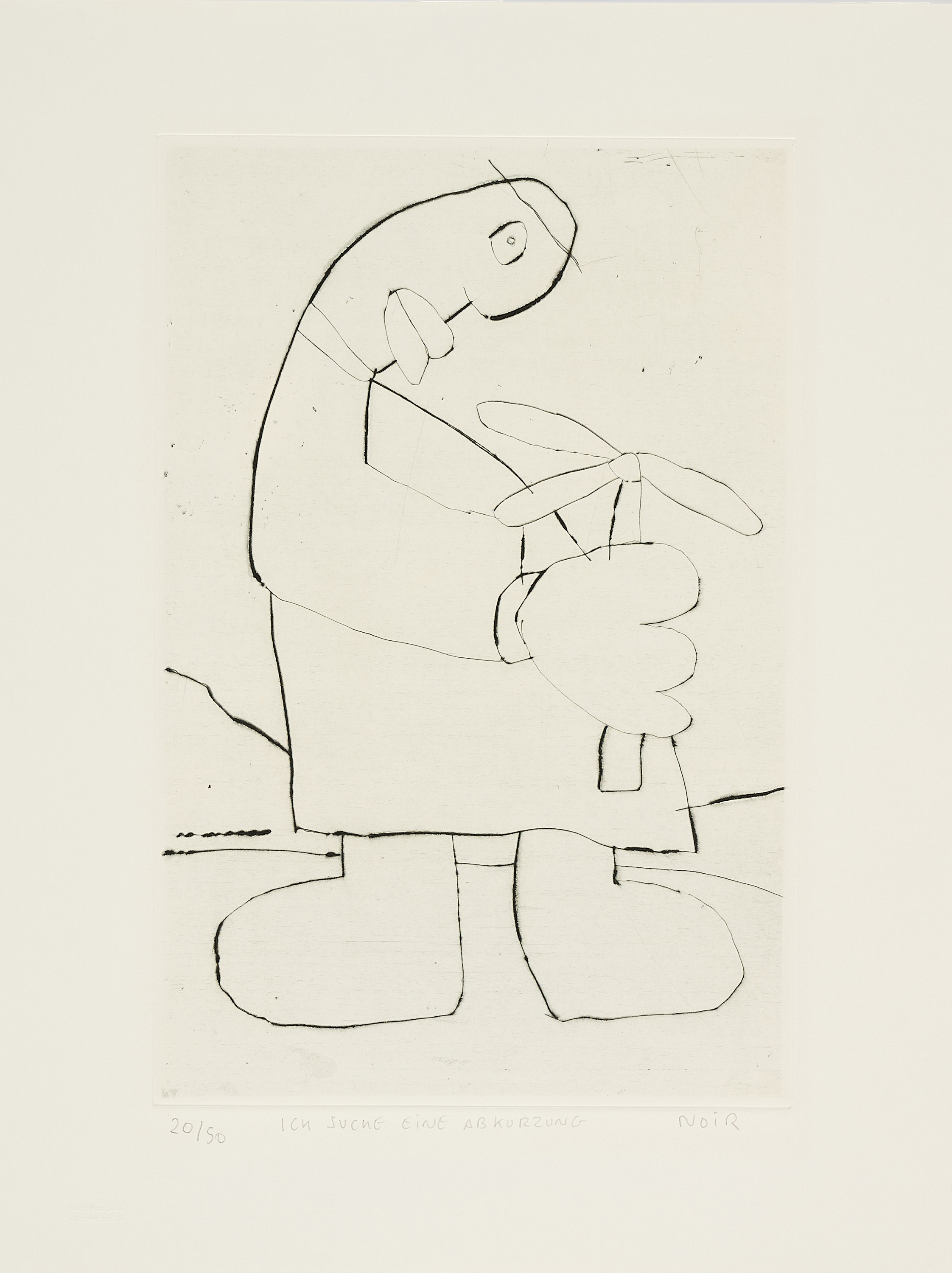 Thierry Noir - Ich suche eine Abkuerzung, 80374-777, Van Ham Kunstauktionen