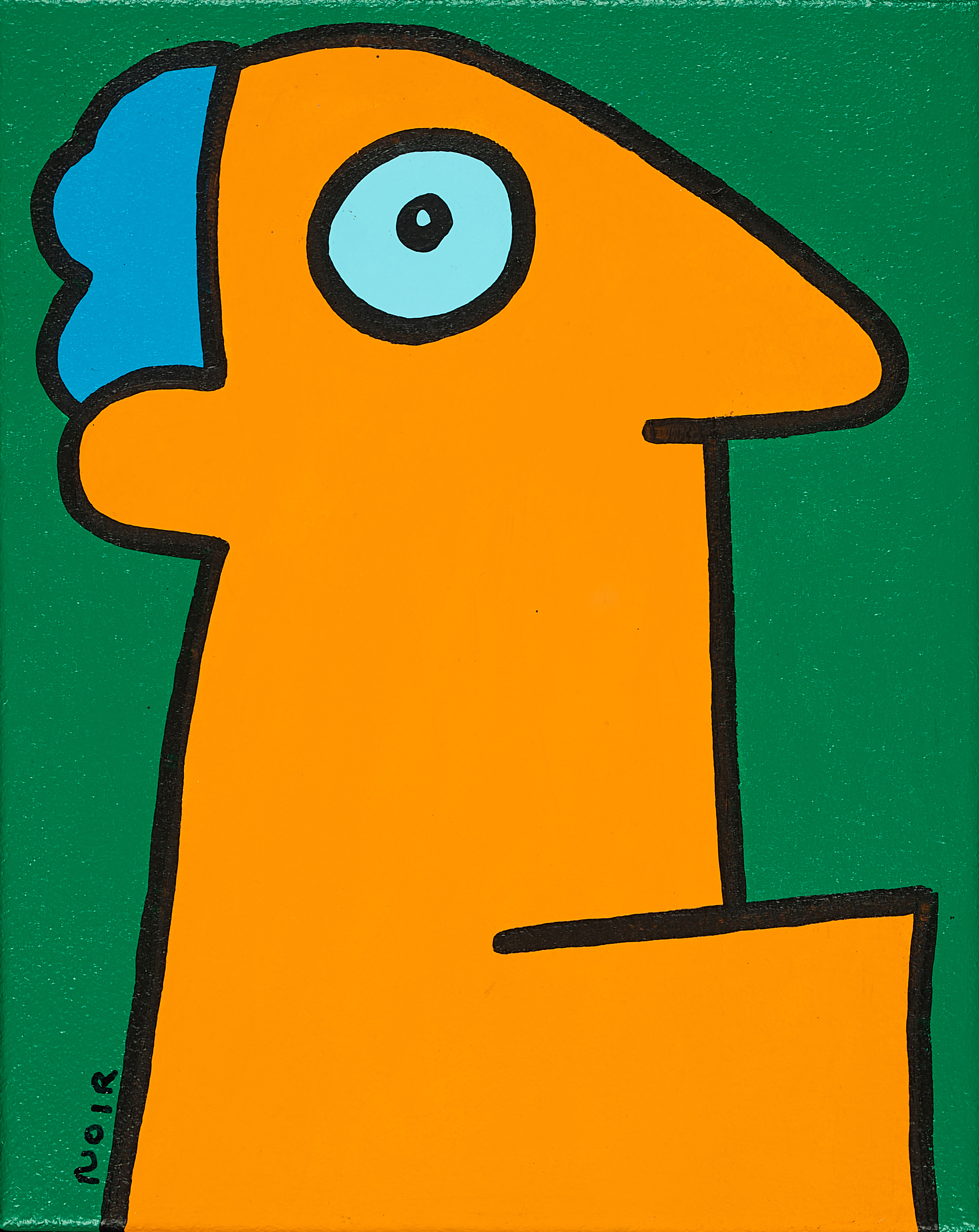 Thierry Noir - Le soleil ou moi Qui est le plus fort On veras bien demain soir, 81520-2, Van Ham Kunstauktionen