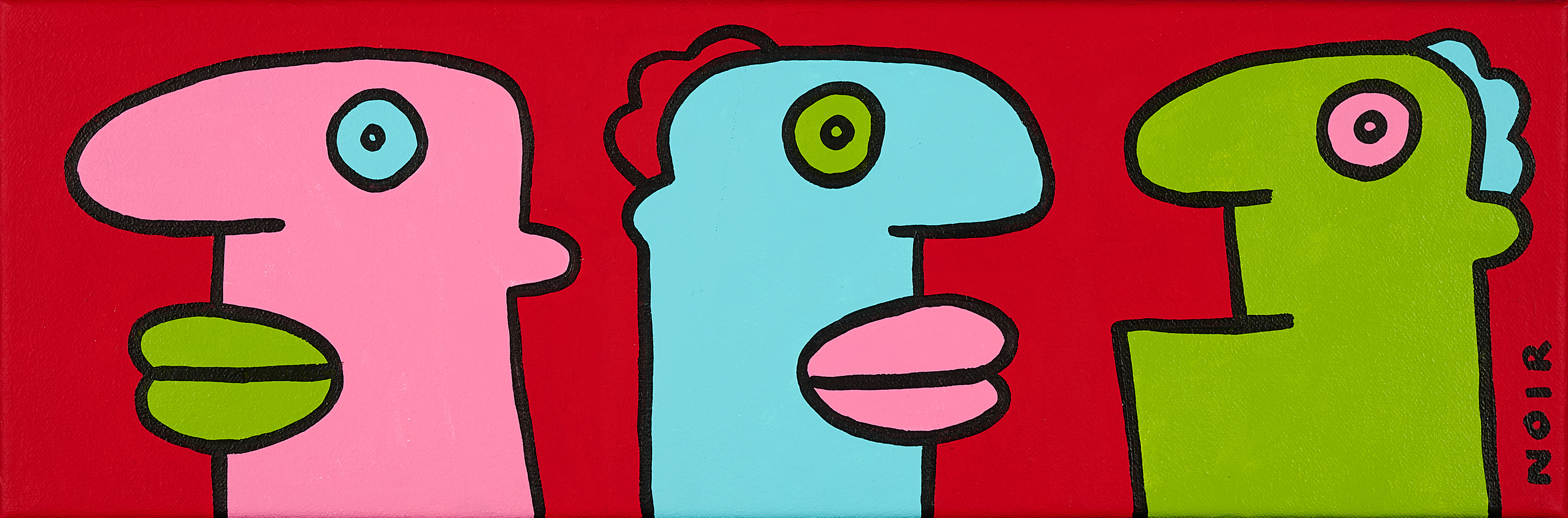 Thierry Noir - Nous nous connaissons depuis la grande section de maternelle on a pas tellement change, 81520-1, Van Ham Kunstauktionen