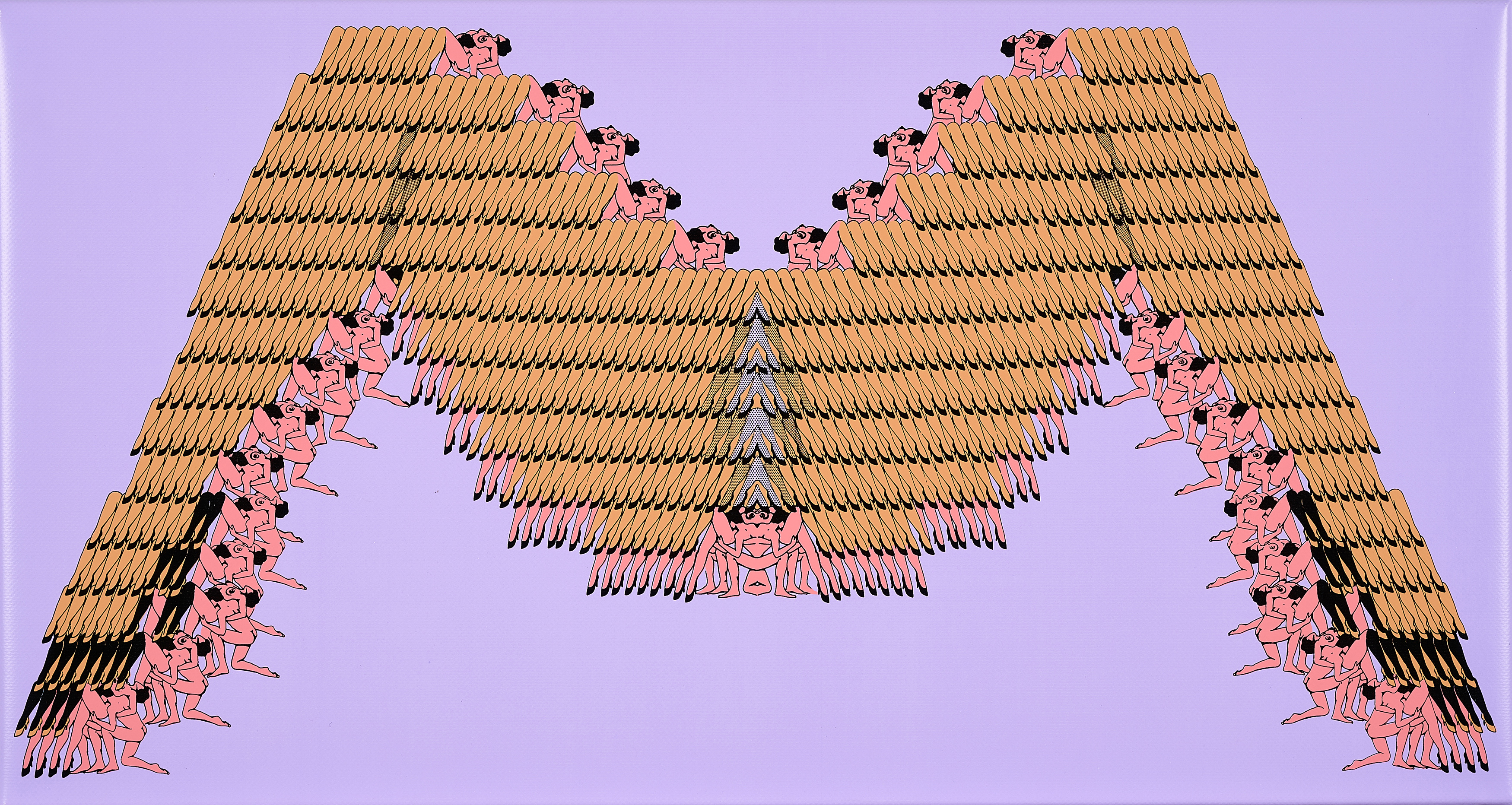 Thomas Bayrle - M-Formation, 80449-1, Van Ham Kunstauktionen