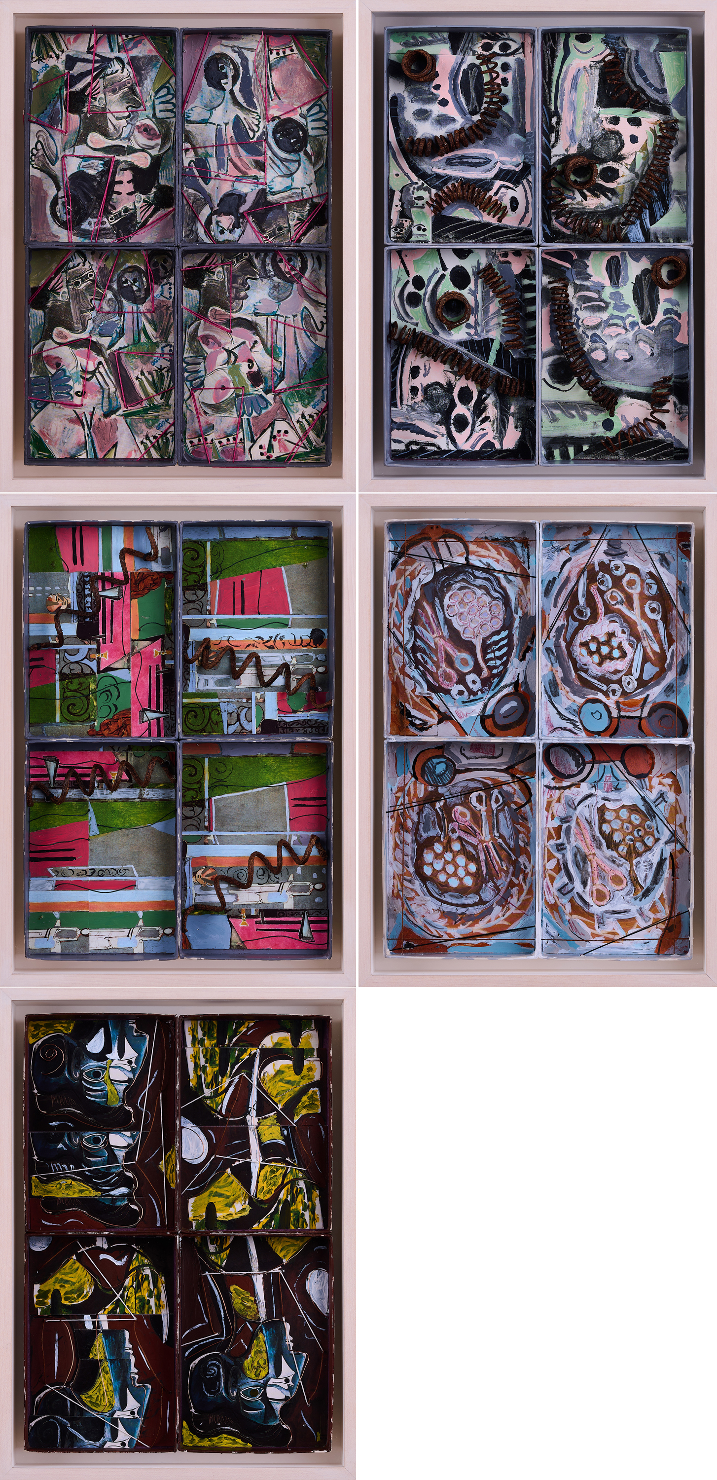 Tom Levine - Konvolut von 6 Objektkaesten, 76000-344, Van Ham Kunstauktionen