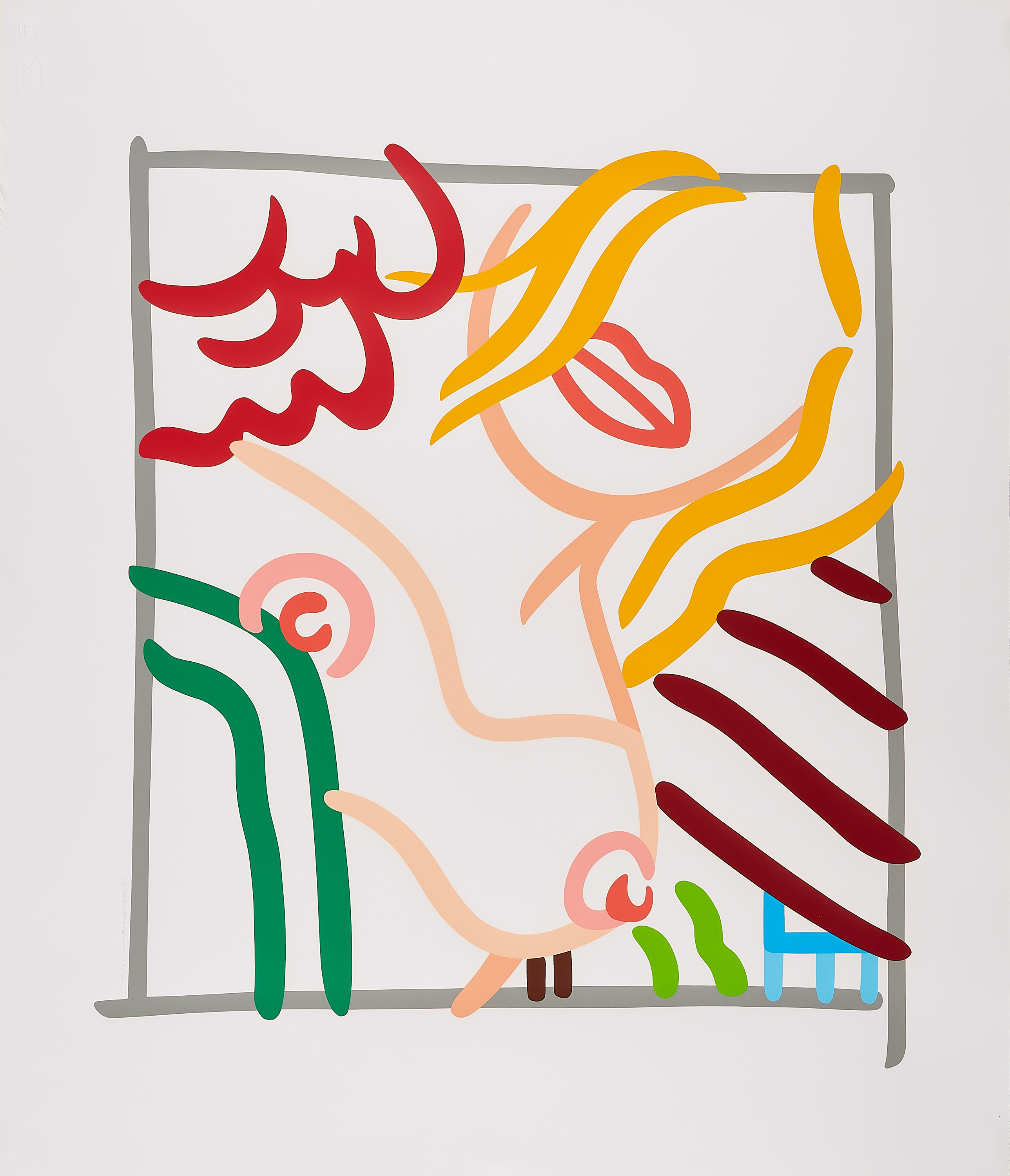 Tom Wesselmann - New Bedroom Blonde Doodle, 75888-1, Van Ham Kunstauktionen