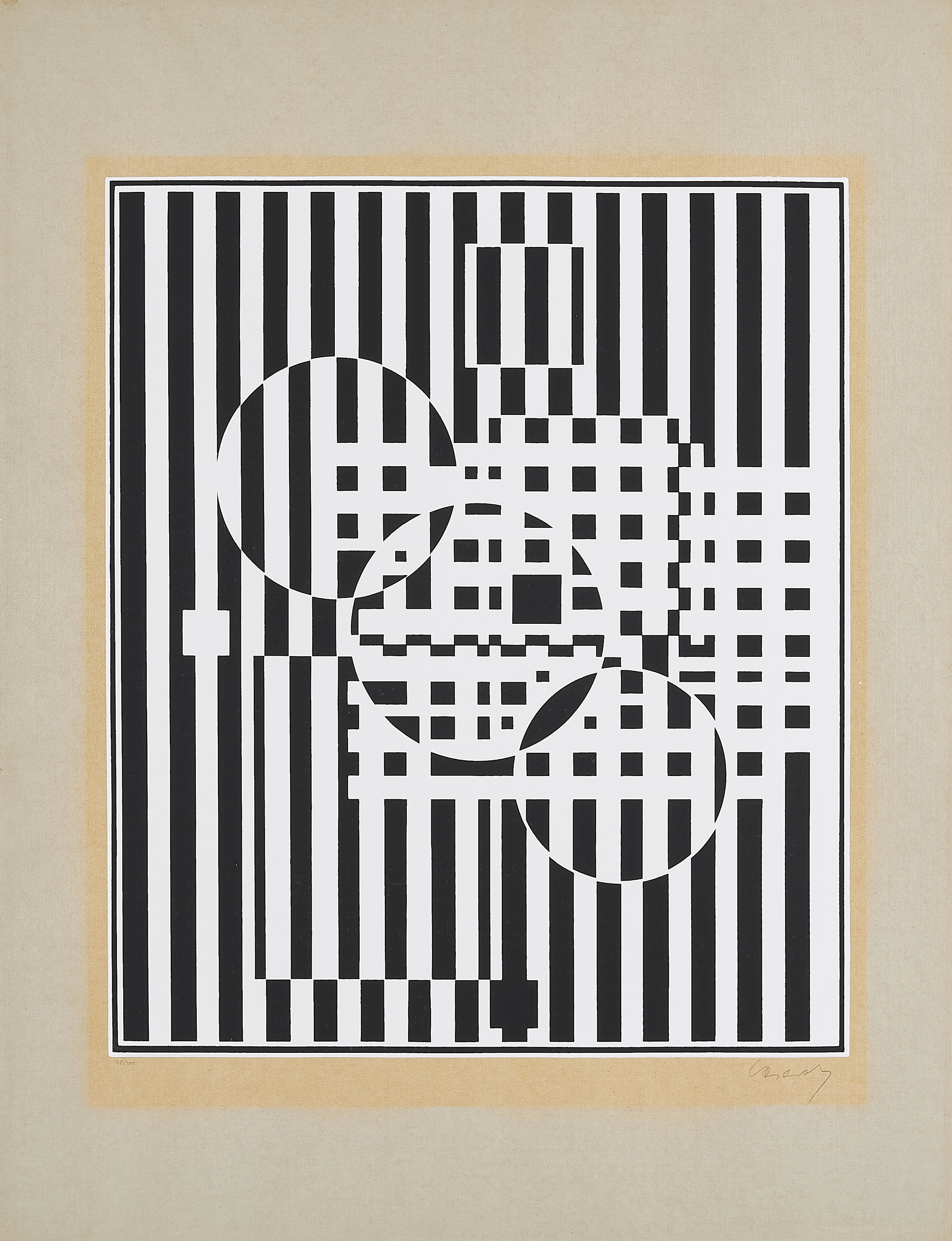 Victor Vasarely - Ohne Titel, 73023-4, Van Ham Kunstauktionen