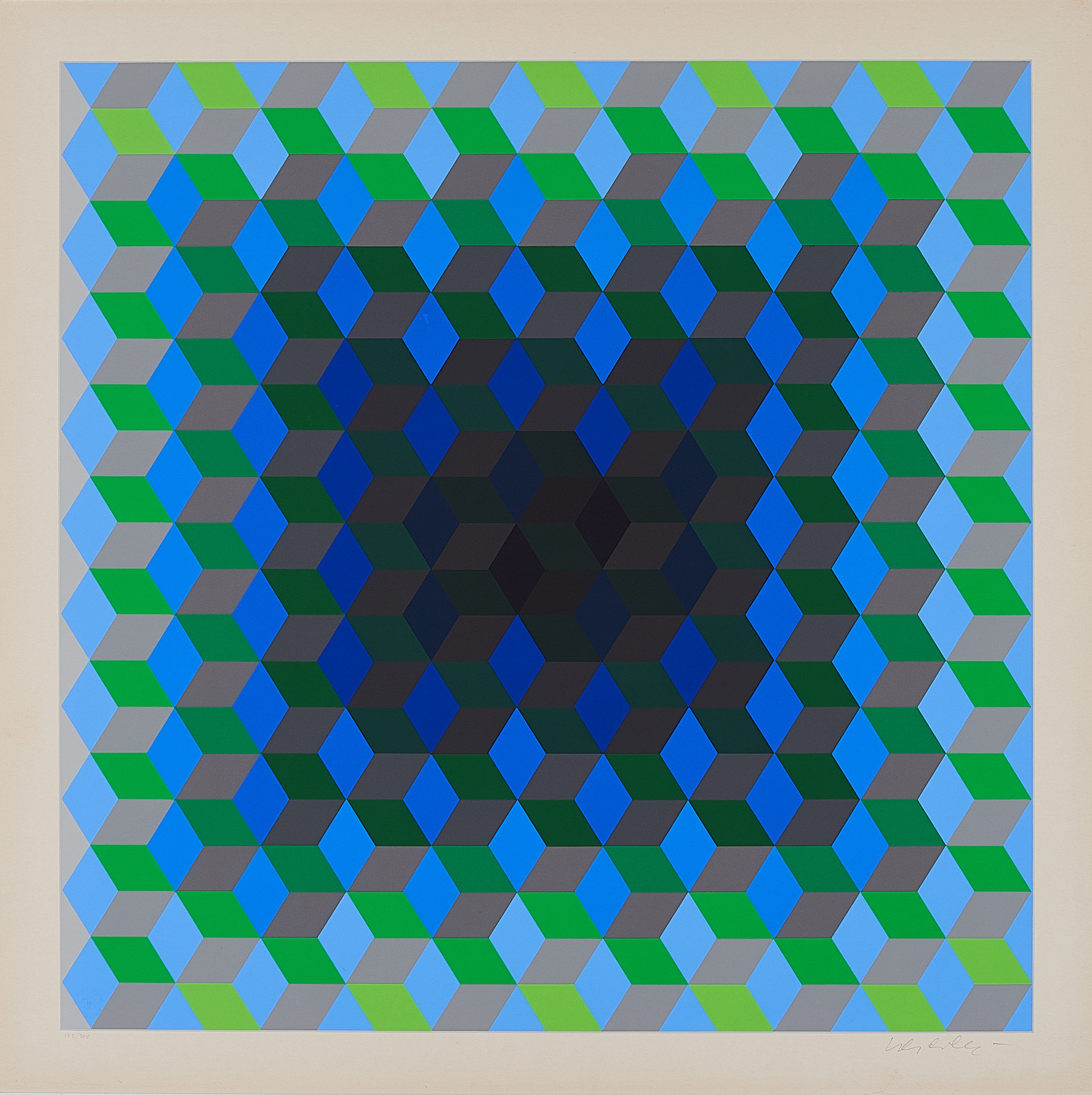 Victor Vasarely - Ion 4, 65951-8, Van Ham Kunstauktionen