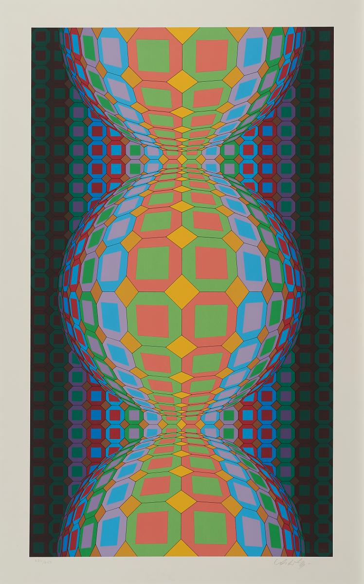 Victor Vasarely - Ohne Titel, 70001-595, Van Ham Kunstauktionen