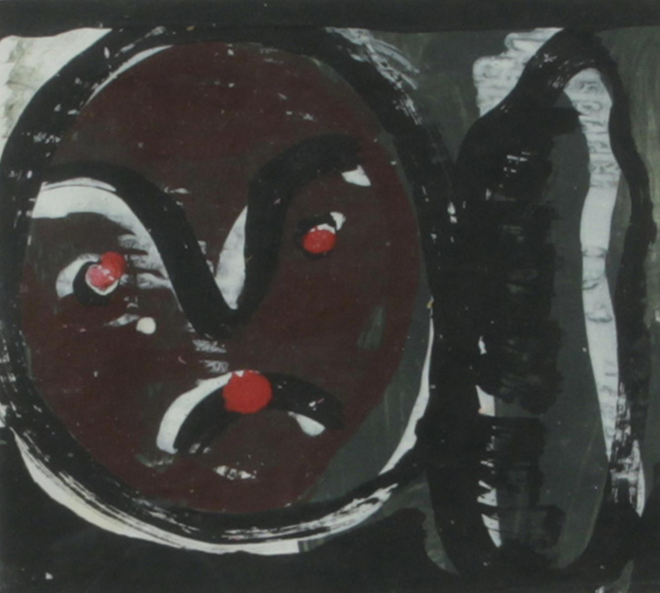 Walter Dahn - Ohne Titel Kopf mit roten Punkten, 56800-10247, Van Ham Kunstauktionen