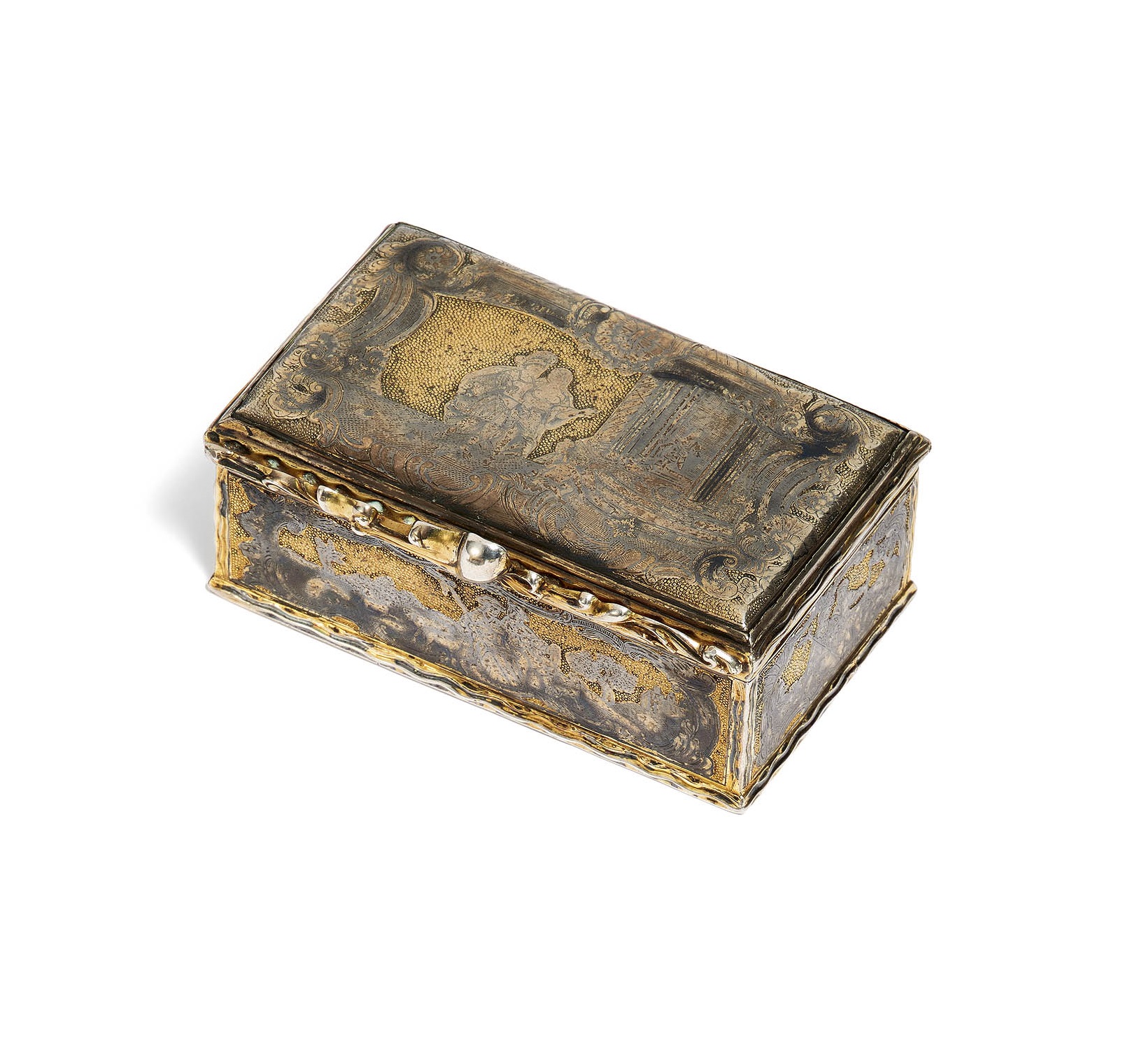 Wohl Russland - Tabatiere mit mythologischer Szene amp idyllischen Landschaften mit Paaren, 76000-430, Van Ham Kunstauktionen