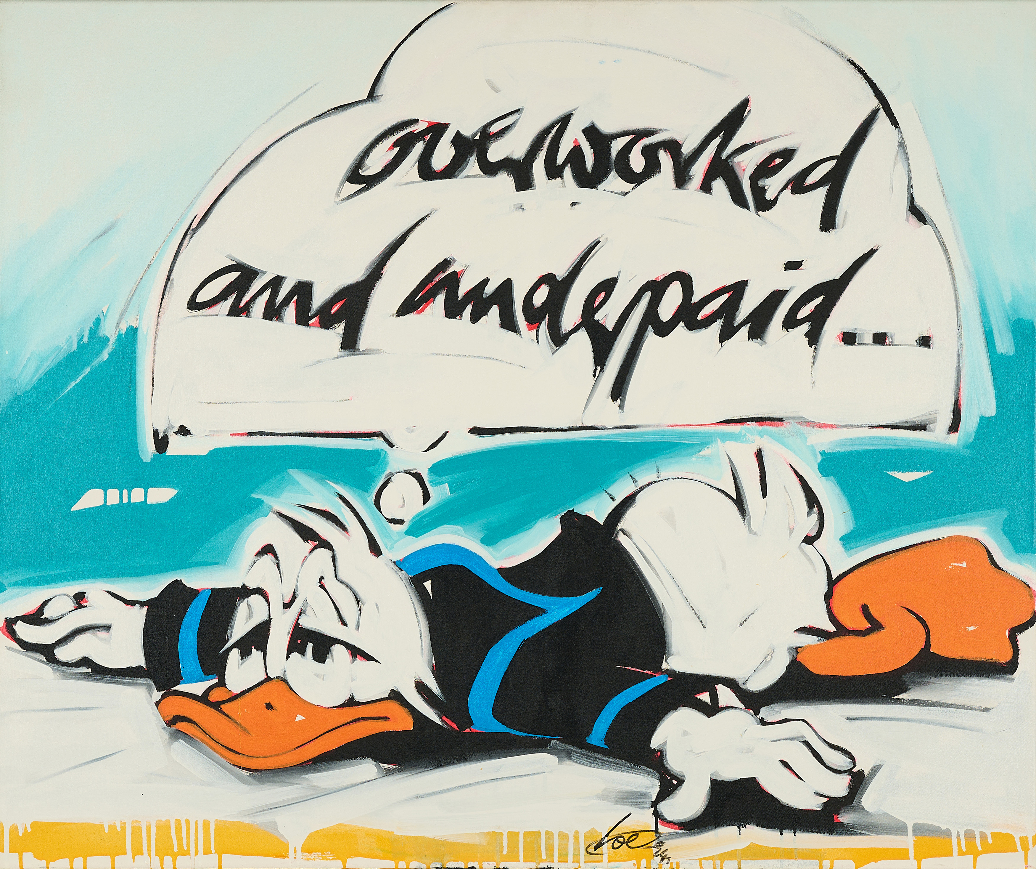 Wolfgang Loesche - Overworked and underpaid, 80374-324, Van Ham Kunstauktionen