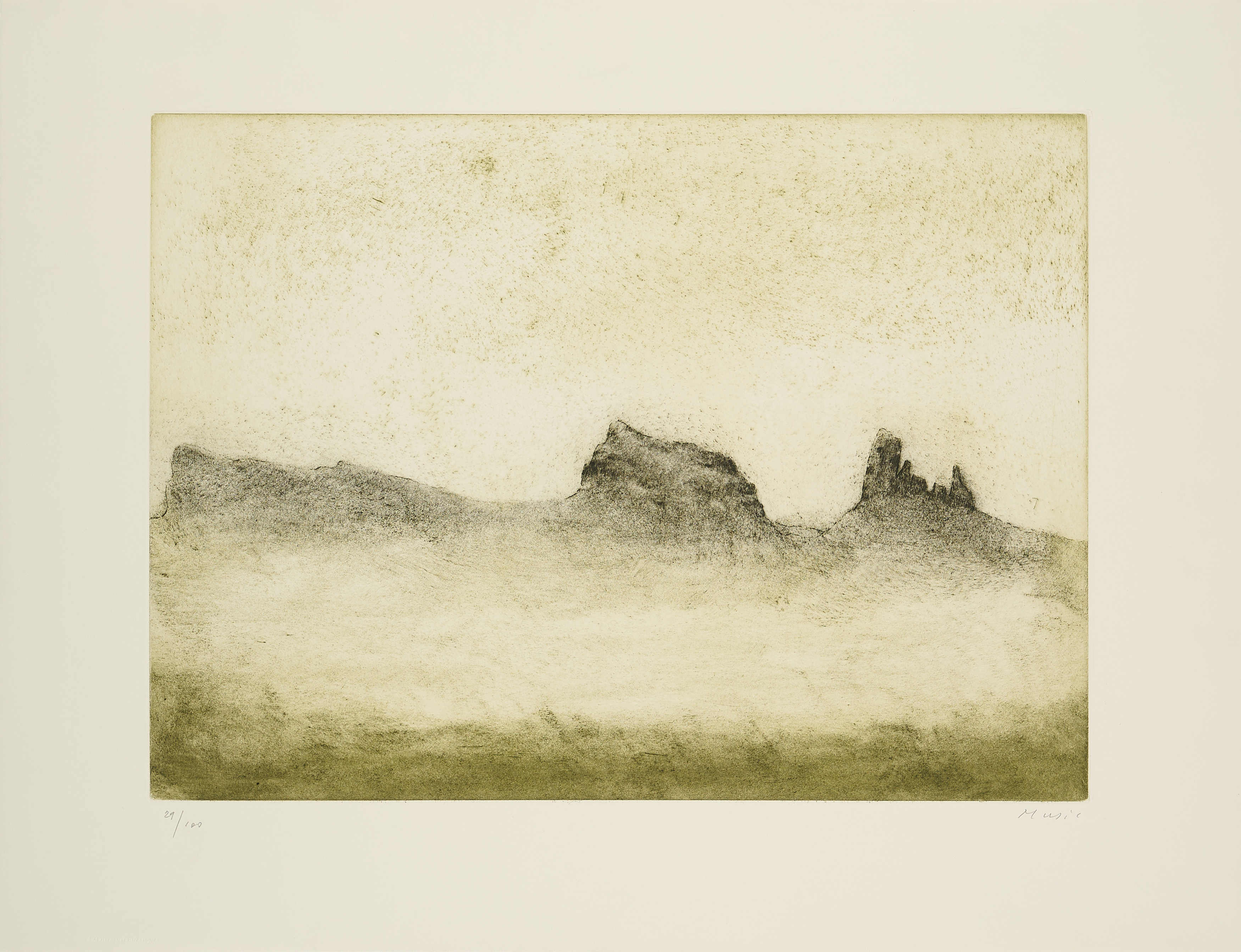 Zoran Music - Ohne Titel Paysage, 60174-286, Van Ham Kunstauktionen