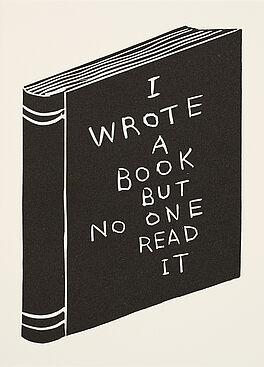 David Shrigley - I Wrote a Book But No One Read it, 81193-4, Van Ham Kunstauktionen