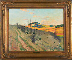 Fritz von Wille - Landschaft mit Burg Kerpen in der Eifel, 69767-6, Van Ham Kunstauktionen